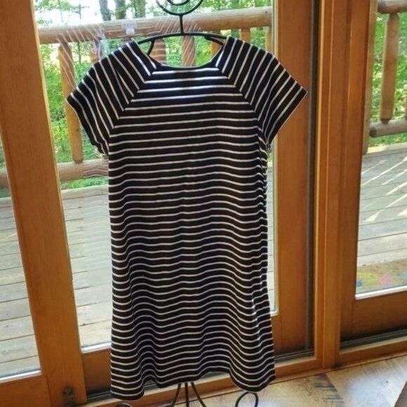 Vintage Anthony Richards Striped Decorative Neck Closure Short Sleev Size S / US 4 / IT 40 - 5 Thumbnail