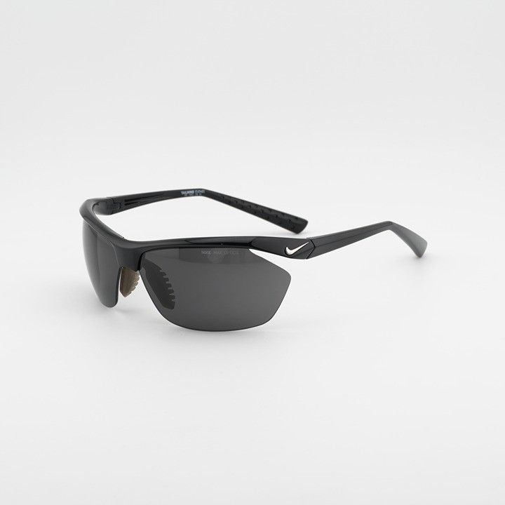 Nike Nike TAILWIND MI EV0491 001 Sunglasses Black Shield Frame Size ONE SIZE - 1 Thumbnail