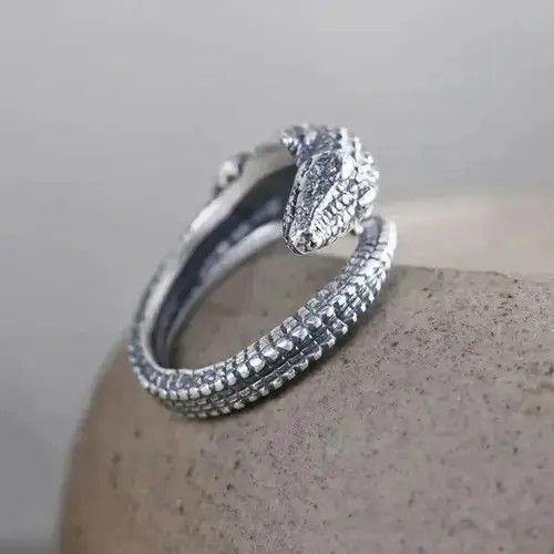 Designer Silver Ring Adjustable size Size ONE SIZE - 3 Thumbnail