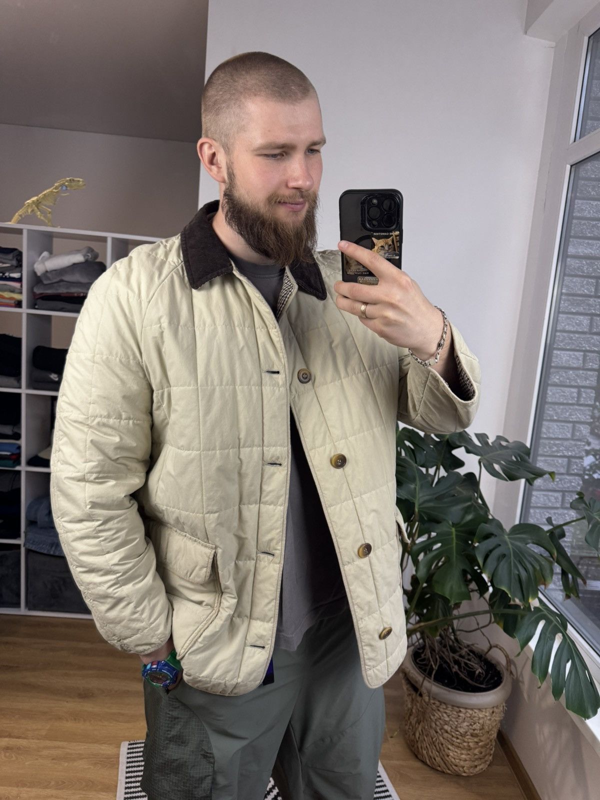 Aquascutum Aquascutum vintage quilted jacket size L-XL Size US L / EU 52-54 / 3 - 11 Thumbnail