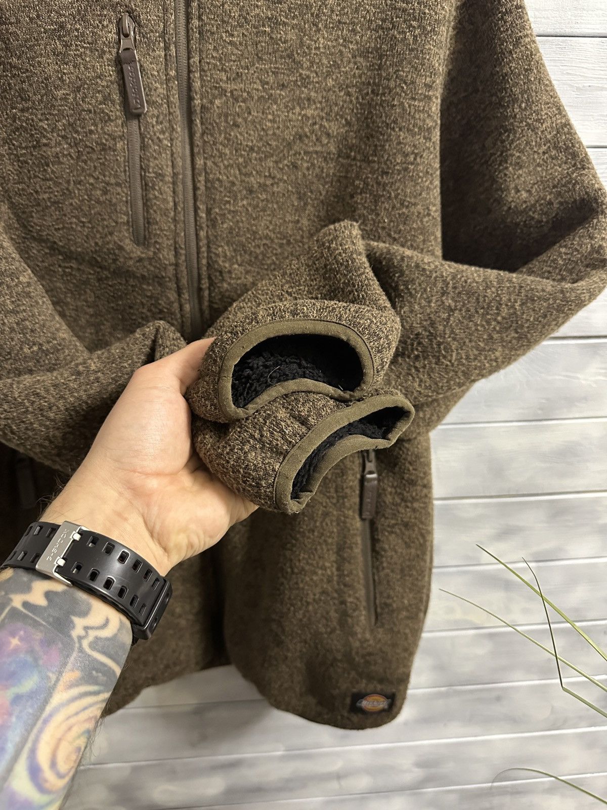 Dickies Rare Vintage Fleece Jacket Dickies Work Y2K Japan Style. Size US S / EU 44-46 / 1 - 5 Thumbnail