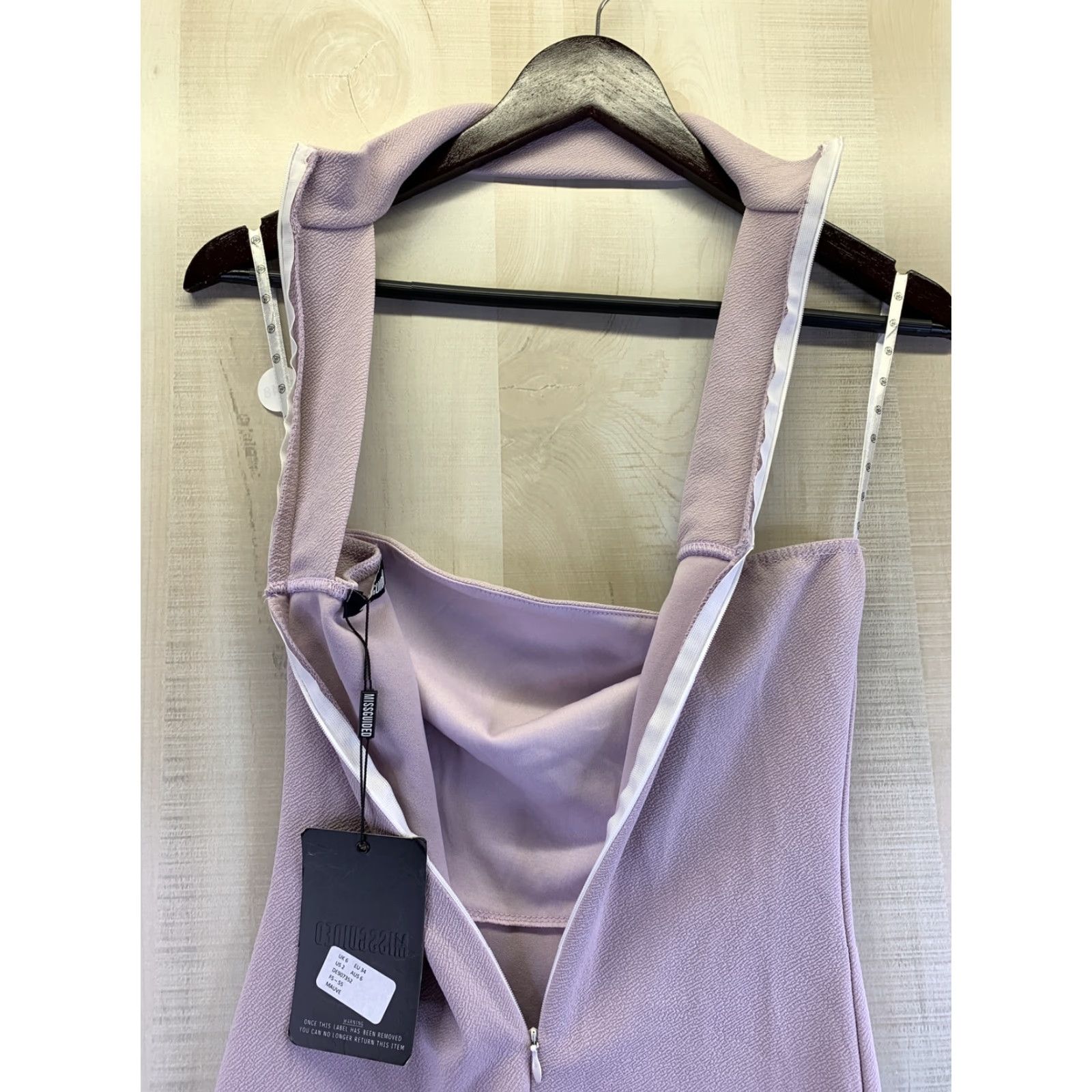 Missguided Missguided Dress Womens Halter Neck Strapless Purple Mauve Size 2 NWT-7648 Size XS / US 0-2 / IT 36-38 - 8 Thumbnail