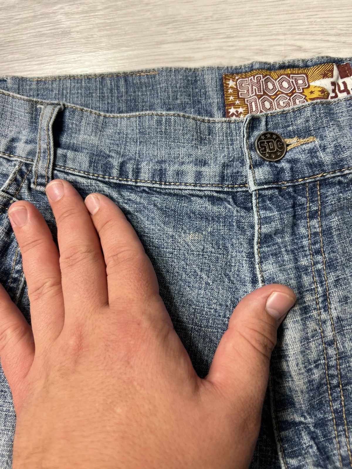 Snoop Dogg Vintage Snoop Dog Baggy Style Jeans / Denim Pants Size US 34 / EU 50 - 7 Thumbnail