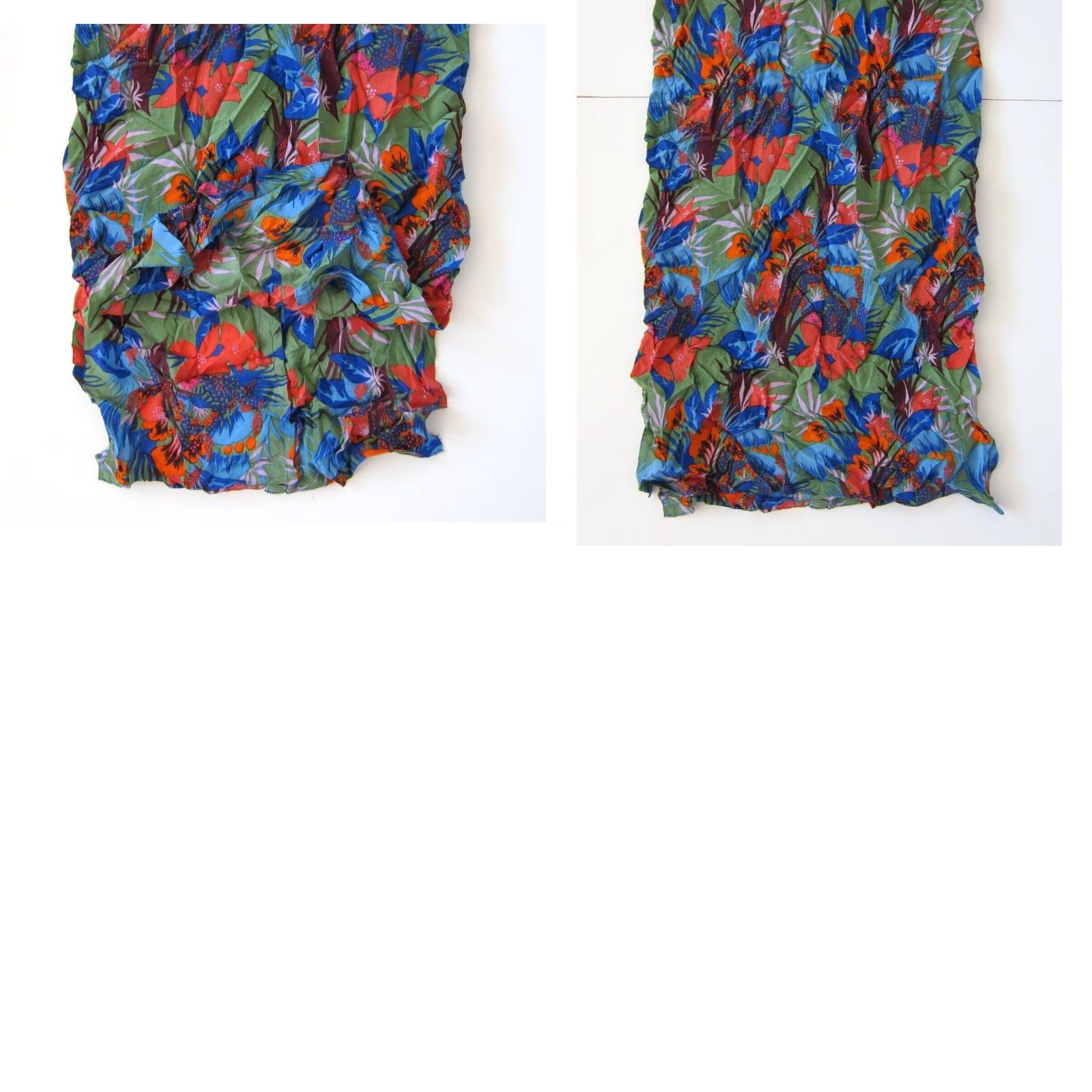 Vintage Vintage Back Street Silk Floral Short Sleeve Tunic Dress S-M Size 32" / US 10 / IT 46 - 8 Thumbnail