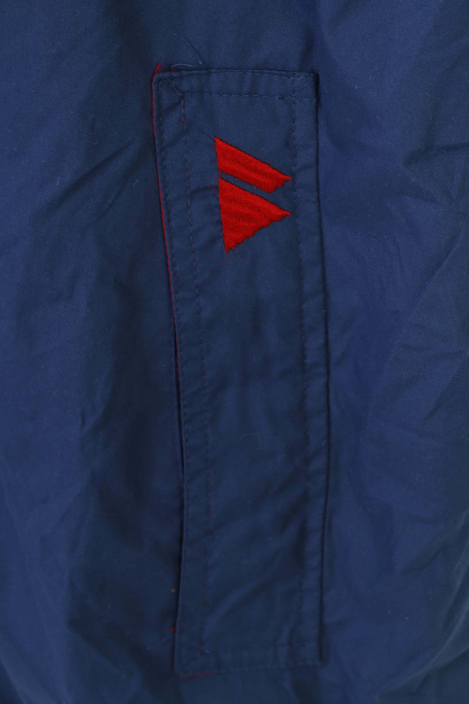 Vintage Sherpa Women 42 L Jacket Navy Full Zipper Hood Pockets 10718 Size M / US 6-8 / IT 42-44 - 4 Thumbnail