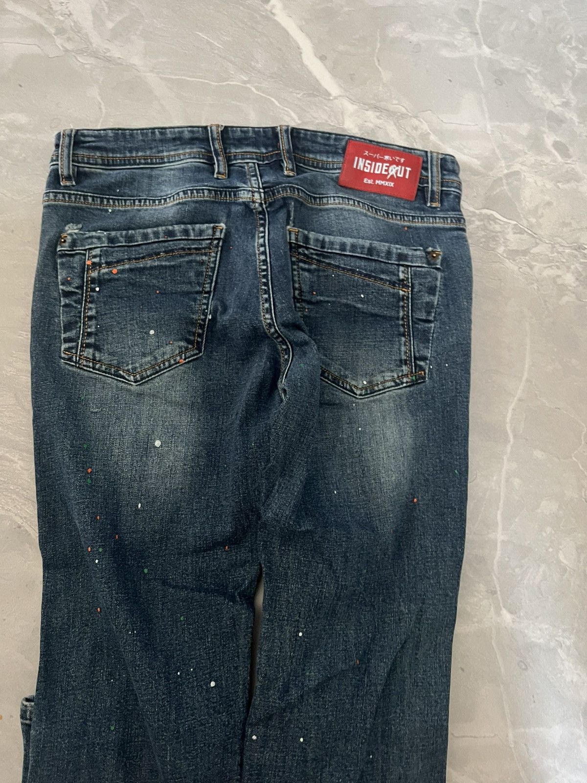 Japanese Brand Rare Glamour Painted Y2K / Undercover Style / Slim Sexy Fit Size US 32 / EU 48 - 5 Thumbnail