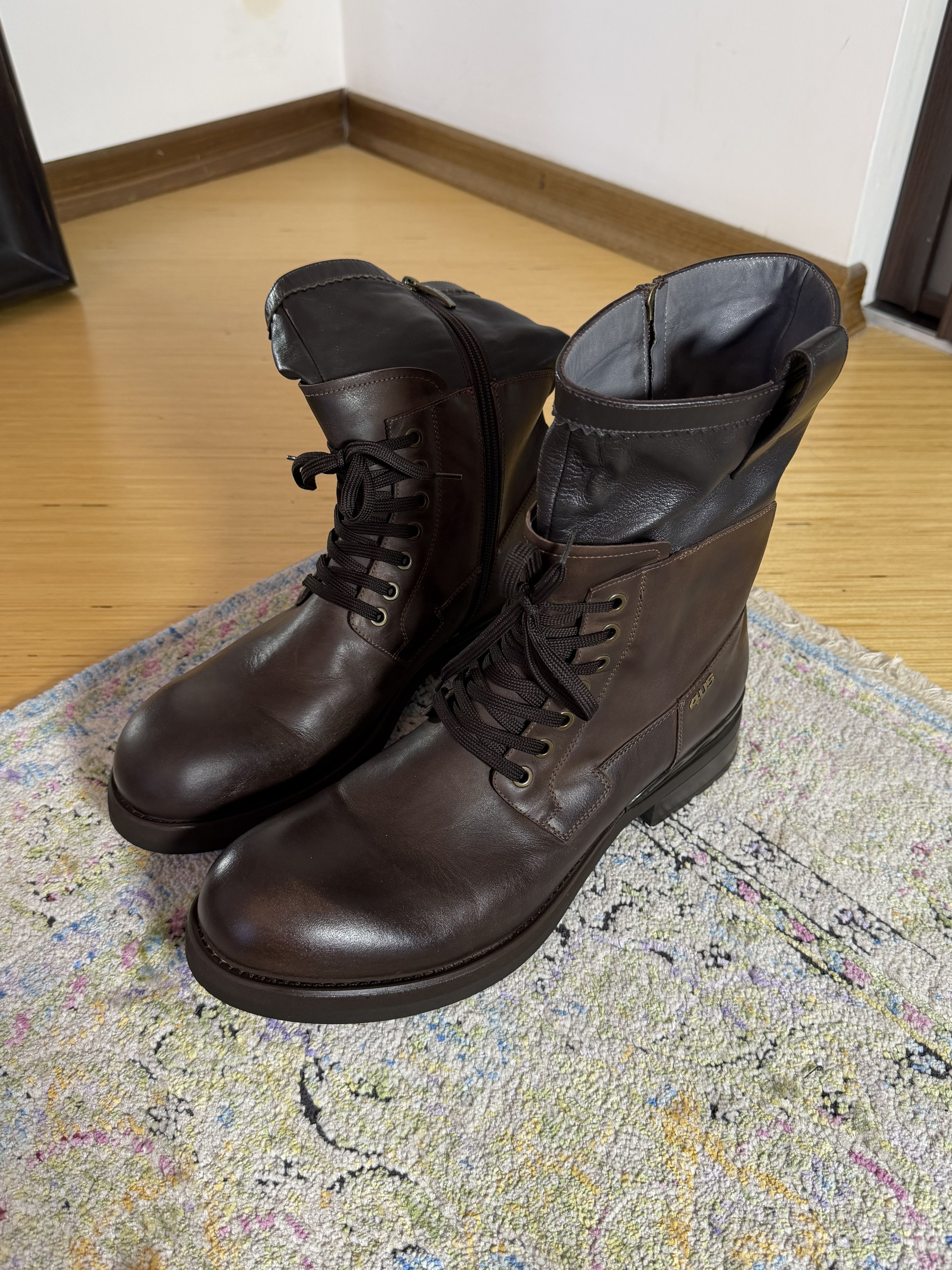 Paciotti Cesare Paciotti 4US Brown Leather Boots 44IT Size US 11 / EU 44 - 2 Thumbnail