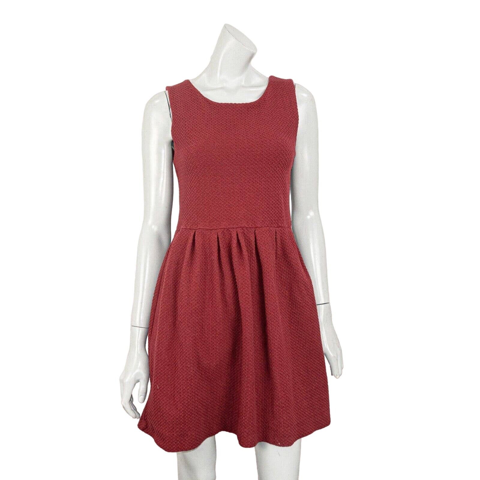 Ganni GANNI Women's Red Textured Dress Sleeveless Size L Size L / US 10 / IT 46 - 2 Thumbnail