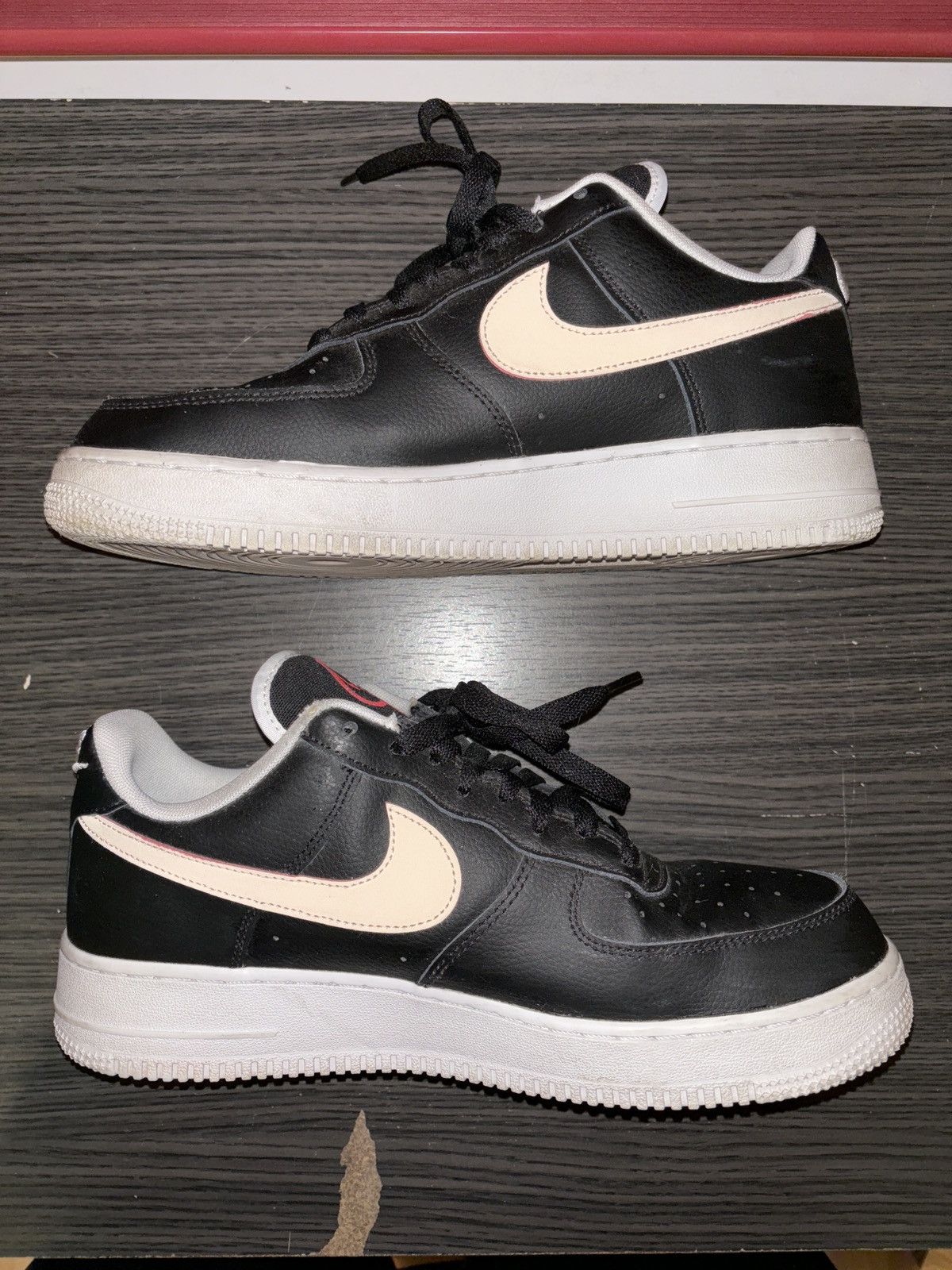 Nike × Vintage Nike Air Force 1 Low ‘Worldwide Pack - Black Crimson’ Size US 10 / EU 43 - 2 Thumbnail