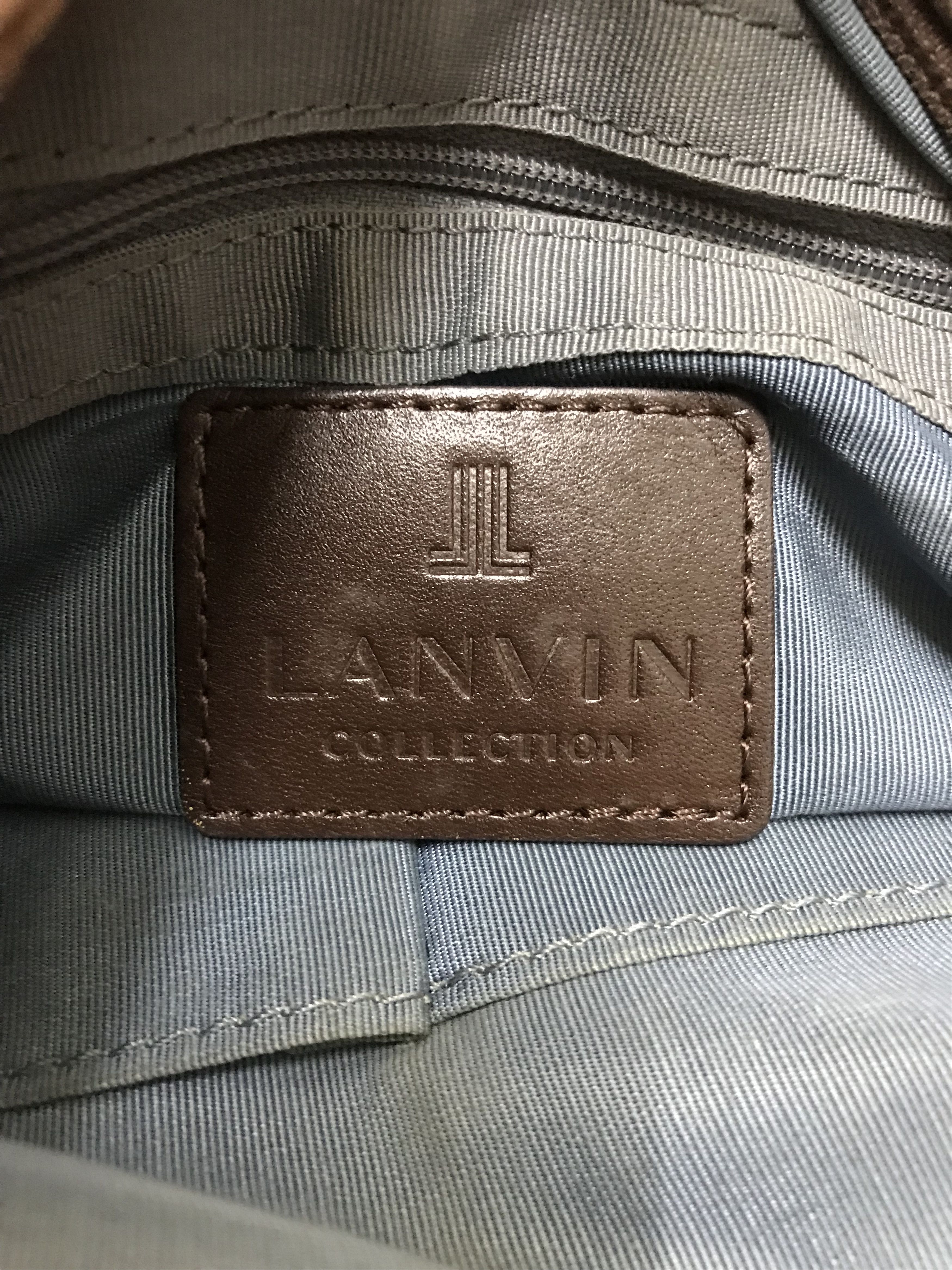 Lanvin Lanvin Monogram Hobo Canvas Sling Bag Size ONE SIZE - 13 Thumbnail