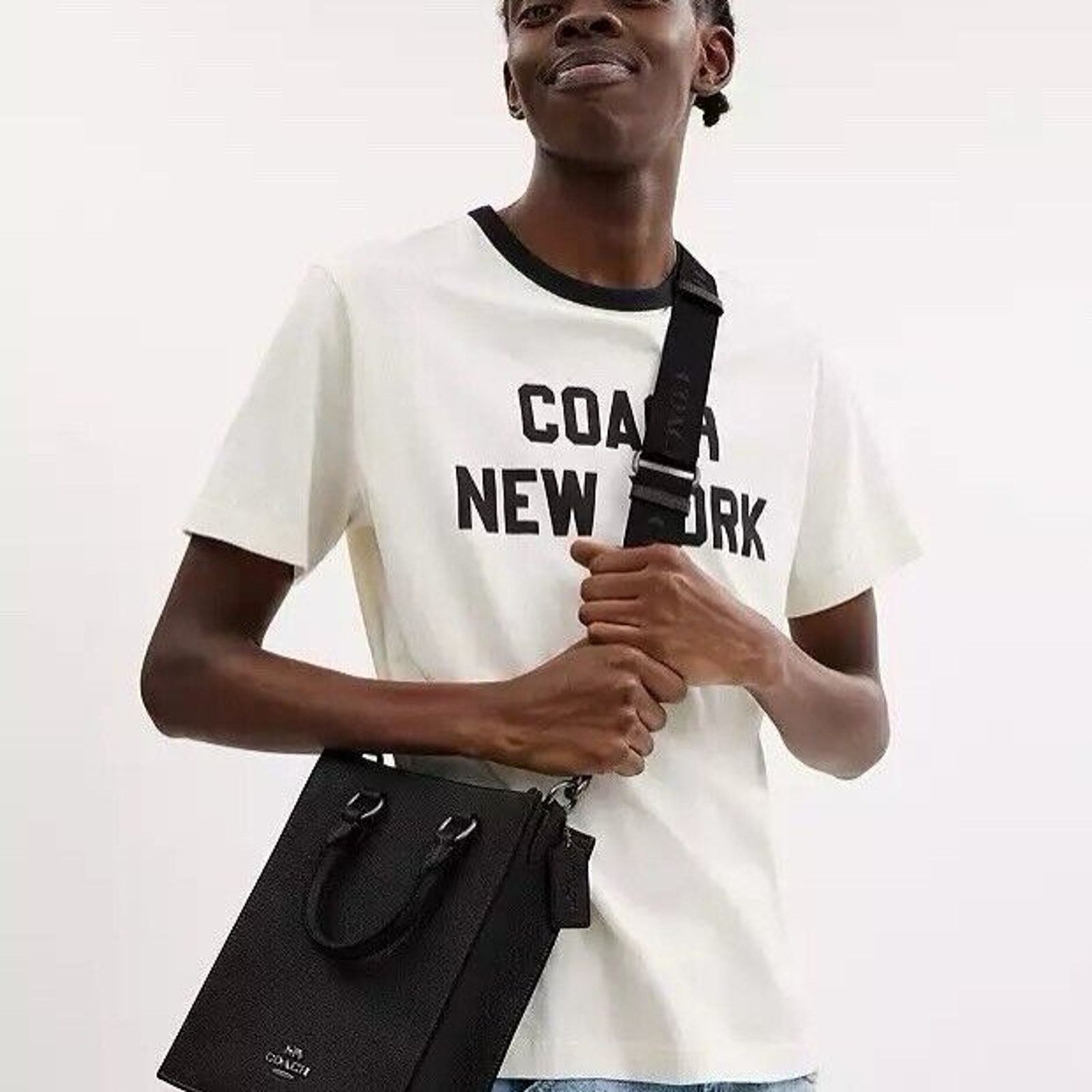 Coach NWT Coach MEN'S Dylan Tote CT910 Leather/Gunmetal/Black Size ONE SIZE - 5 Thumbnail