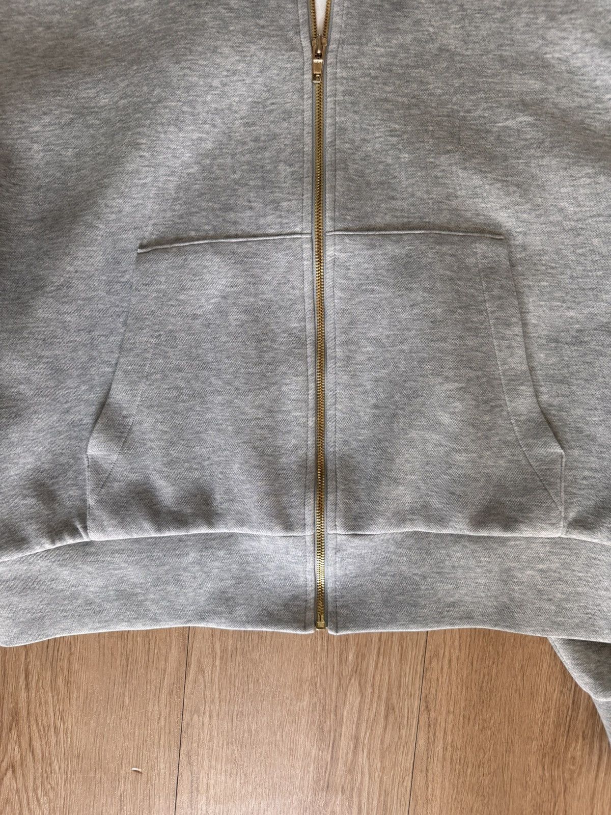 RECTO RECTO Logo Detail Zip Hoodie Grey Size L Size US L / EU 52-54 / 3 - 13 Thumbnail