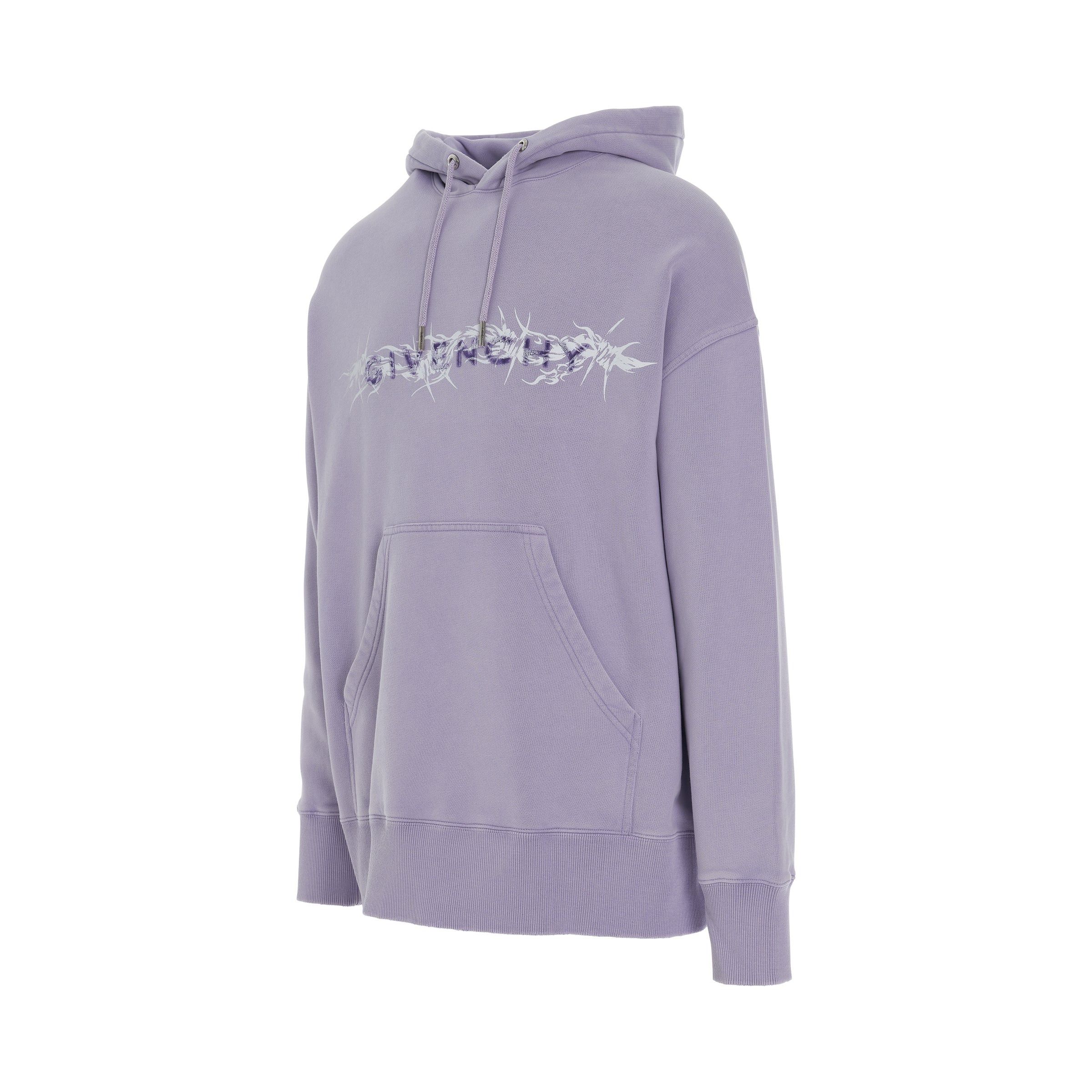 Givenchy o1mris0824 Washed Hoodie in Lilac Size US L / EU 52-54 / 3 - 2 Thumbnail