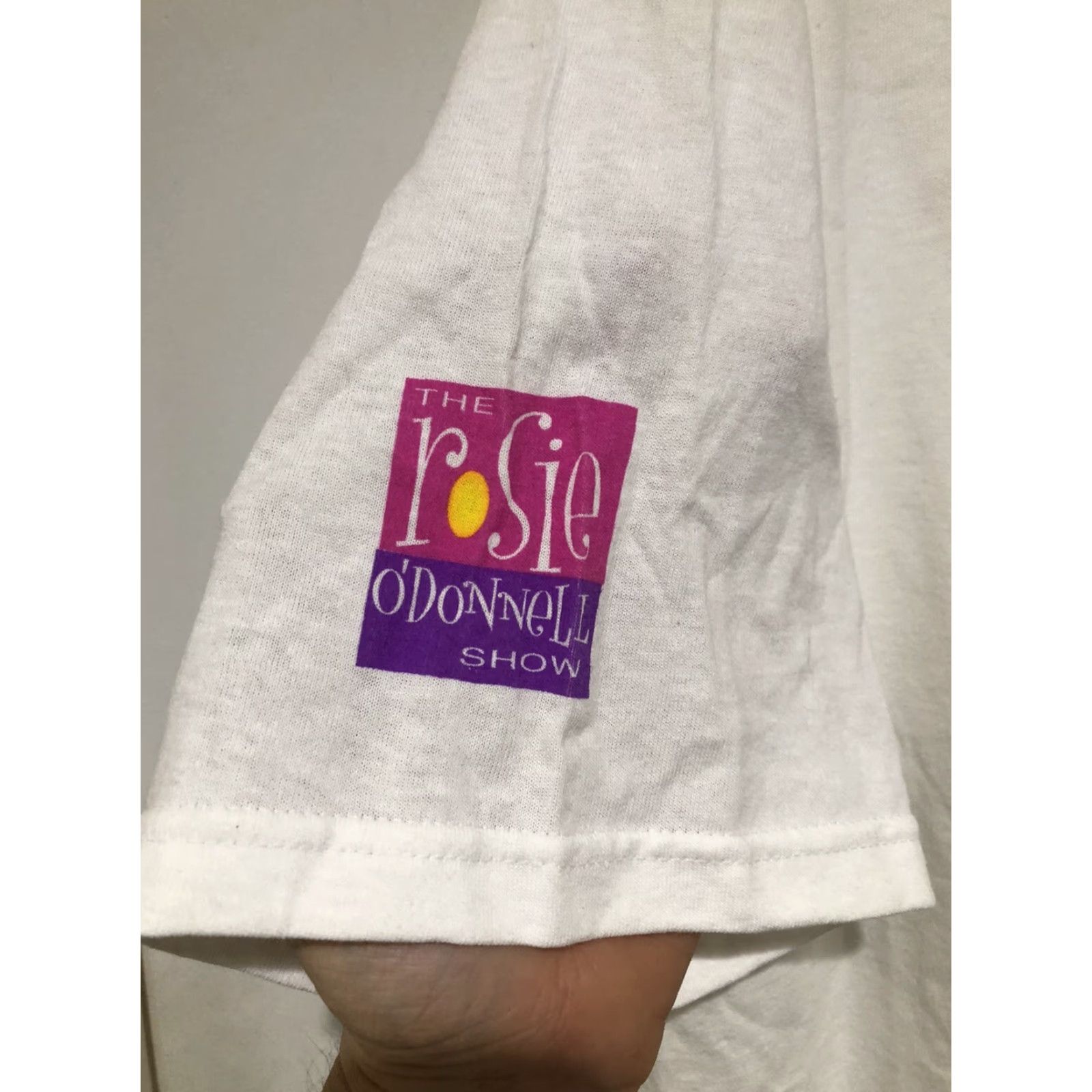 Delta VINTAGE 90s The Rosie O'Donnell Show Freshly Squeezed T Shirt Size XL TV Promo Men White Delta Regular Size XL Mens Size US XL / EU 56 / 4 - 2 Thumbnail