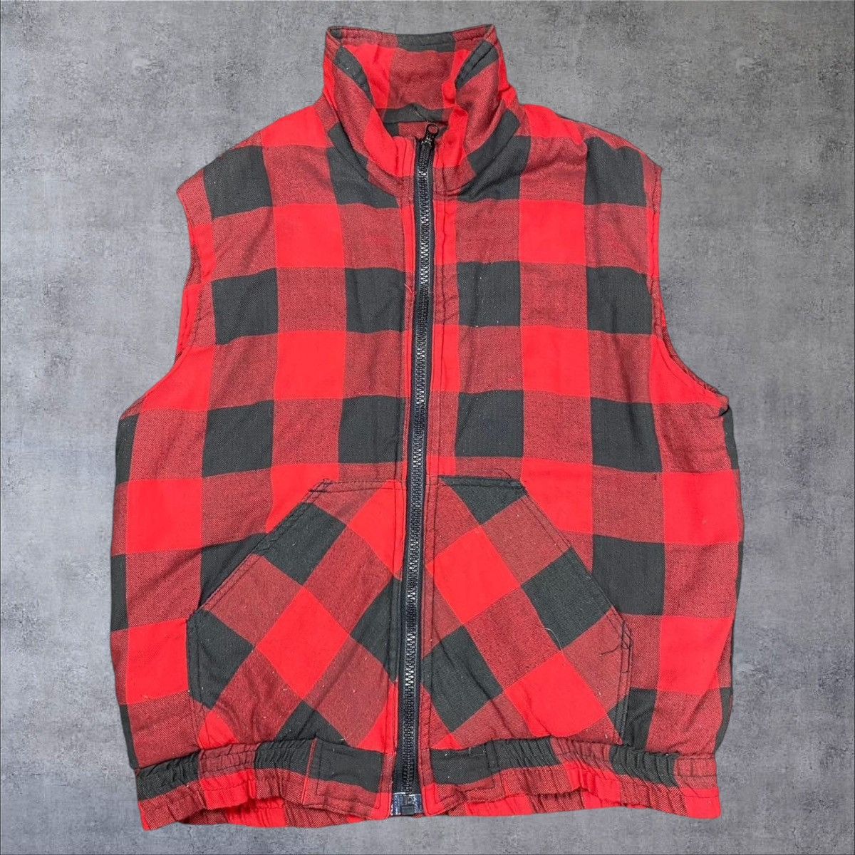 Vintage Vintage Plaid Vest Size US M / EU 48-50 / 2 - 1 Thumbnail