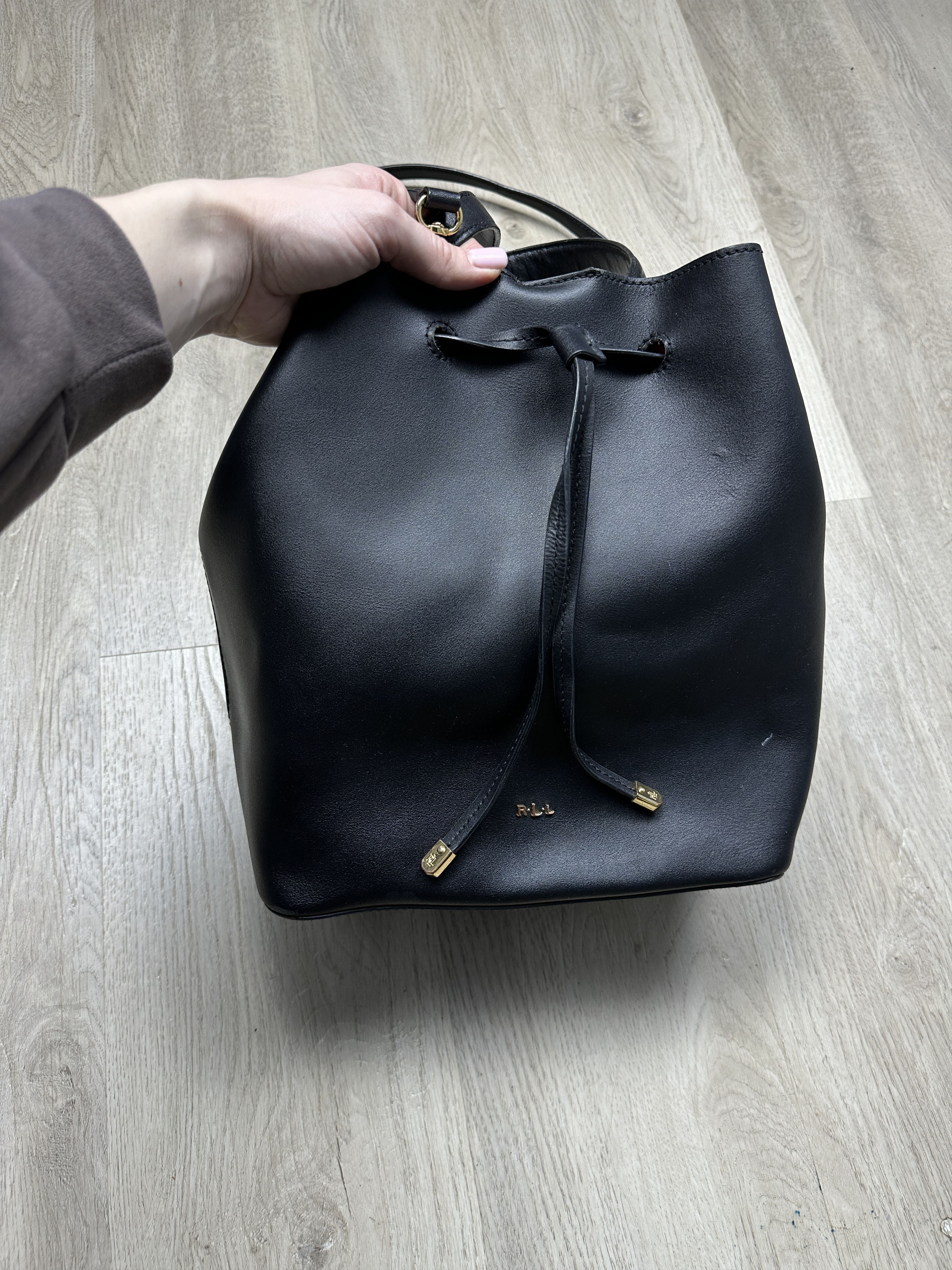 Polo Ralph Lauren Polo Ralph Lauren Womens Cow Leather Shoulder Bag Handbag Size ONE SIZE - 2 Thumbnail