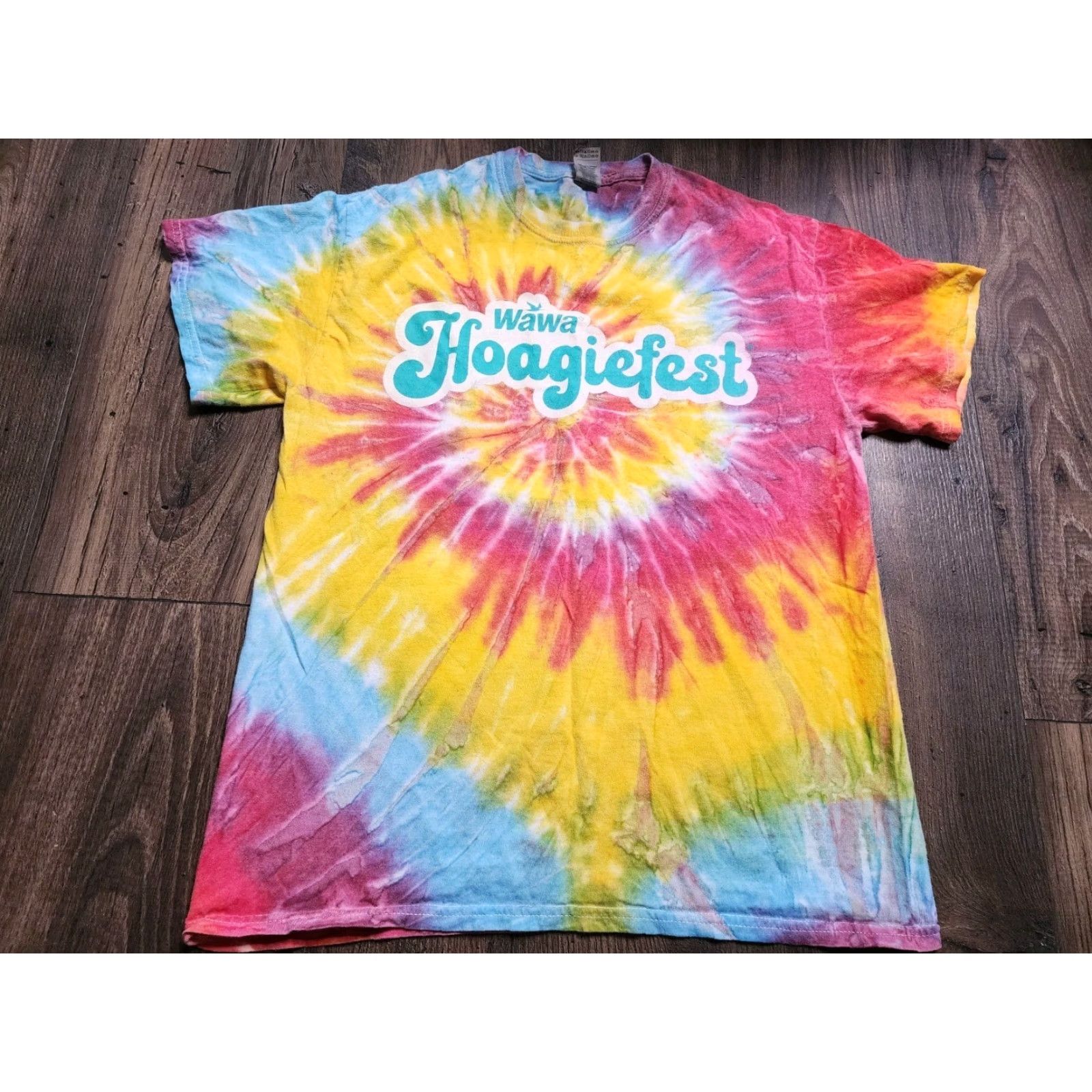 Gildan Vintage Gildan Men’s M Tie Dye Hippie Narwhal Graphic T-Shirt Crew Neck All Seasons Size US M / EU 48-50 / 2 - 4 Thumbnail