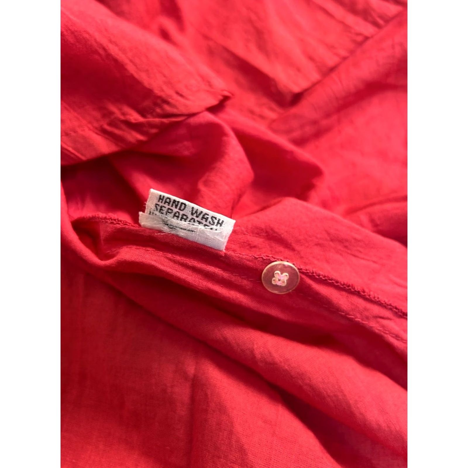 ESPIRIT Paths The Spirit Women Pink Ombre 3/4 Sleeve Embroidered Tunic Top M/L Cotton Size M / US 6-8 / IT 42-44 - 6 Thumbnail