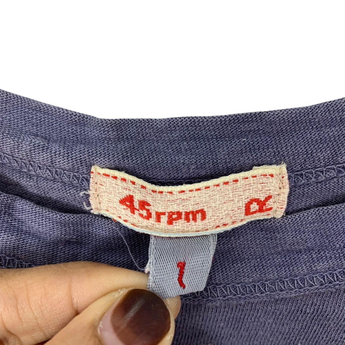 Vintage Vintage 45RPM STUDIO INDIGO JapaneseBrand ThreeQuarter Shirt Size XS / US 0-2 / IT 36-38 - 5 Thumbnail