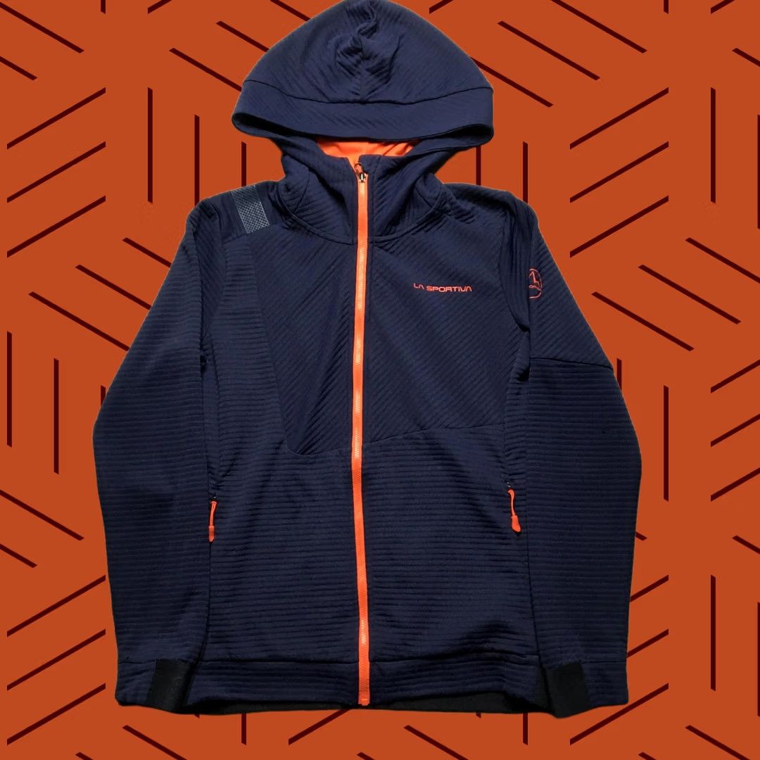 La Sportiva La Sportiva Mood Hoody W Jacket Womens Small Blue Orange Climbing Hoodie Size S / US 4 / IT 40 - 1 Thumbnail