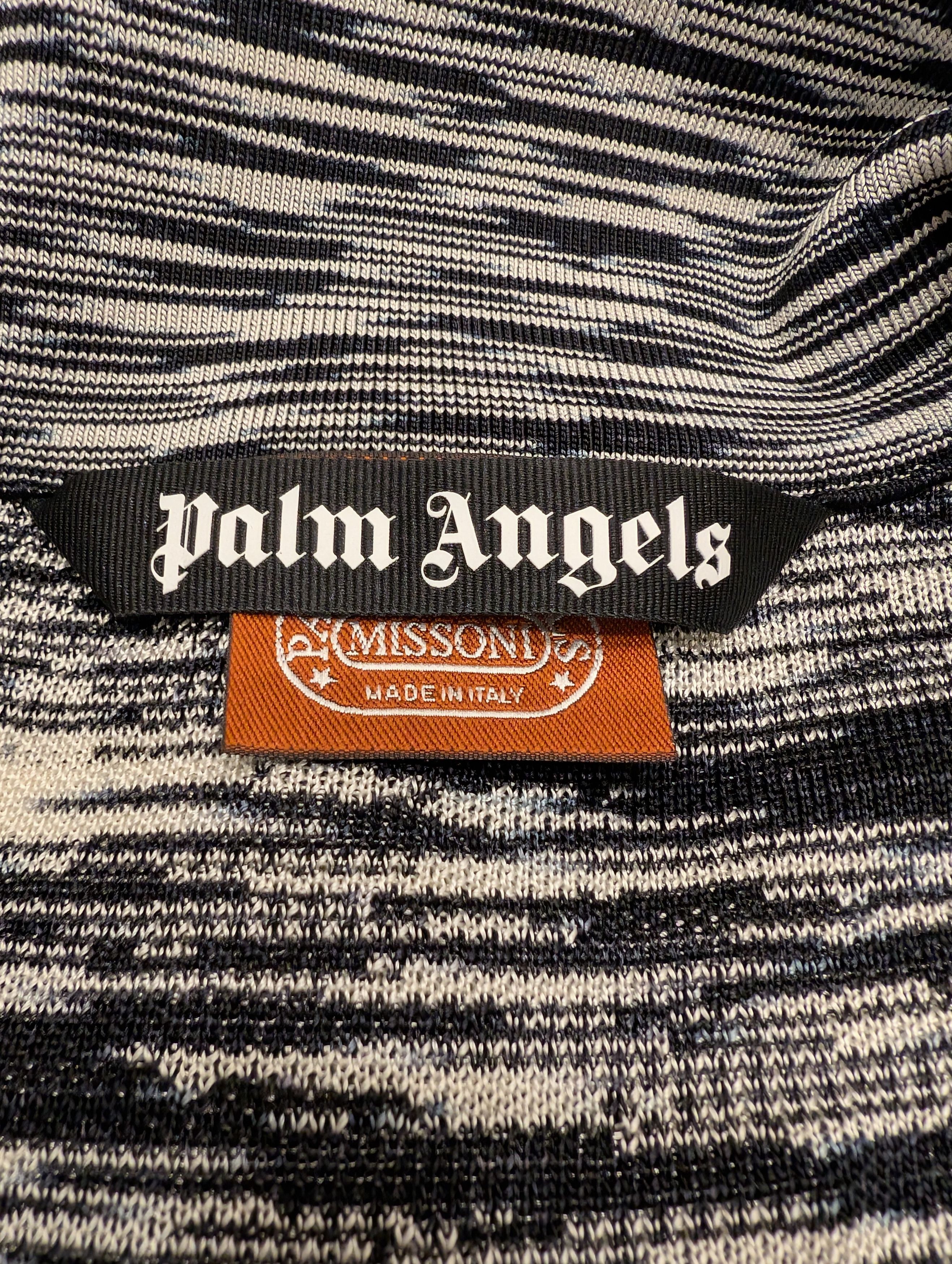 Missoni × Palm Angels Palm Angels x Missoni Knit Track Jacket Made in Italy Size US L / EU 52-54 / 3 - 3 Thumbnail
