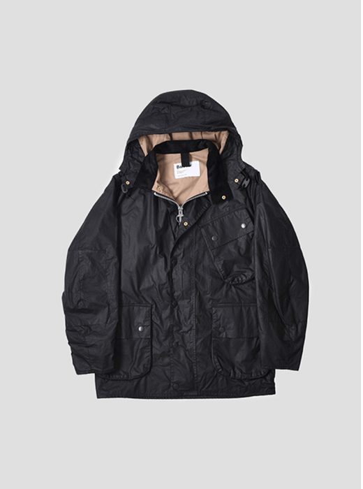 Barbour BARBOUR A7 WAXED COTTON BLACK | Grailed