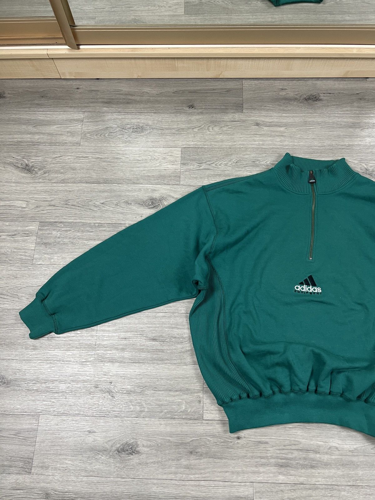 Adidas Adidas Equipment Wash Crewneck Sweatshirt Green Men’s Size L Size US L / EU 52-54 / 3 - 4 Thumbnail
