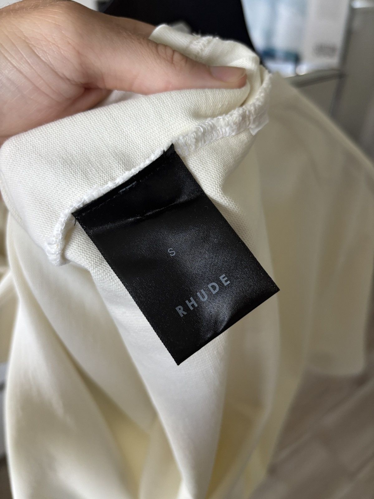 Rhude RHUDE RUNWAY UNIVERSITY LOGO SCRIPT TEE Size US S / EU 44-46 / 1 - 7 Thumbnail