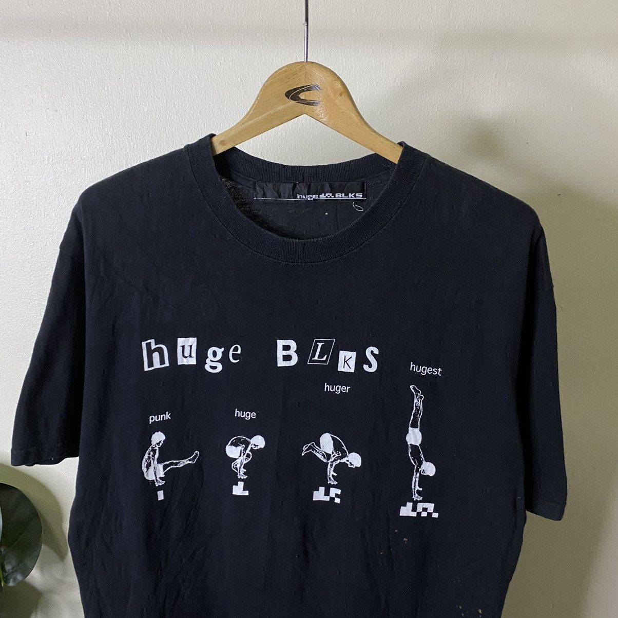 Japanese Brand Huge BLKS Number Nine Undercover Jun Takahashi Style T Shirt Size US L / EU 52-54 / 3 - 2 Thumbnail