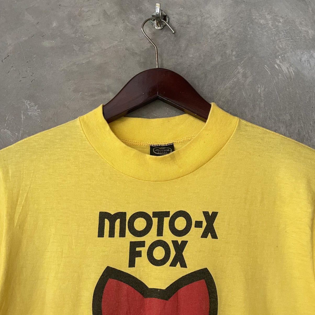 Fox Racing × Vintage Vintage 70's MOTO-X FOX Factory Inc T-Shirt Racing Motocross Size US S / EU 44-46 / 1 - 5 Thumbnail