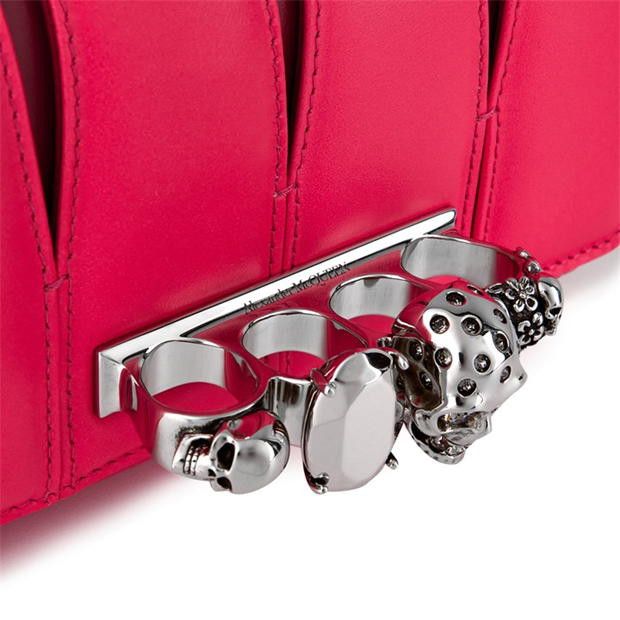 Alexander McQueen o1g2r1mq0824 Size: OS / Small Crossbody Bag Fucsia Lipstick Size ONE SIZE - 3 Thumbnail