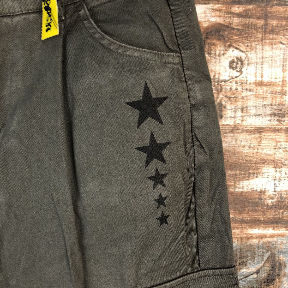 Japanese Brand Denimus Green Cargo Multipocket Pants #A2538 Size US 29 - 9 Thumbnail