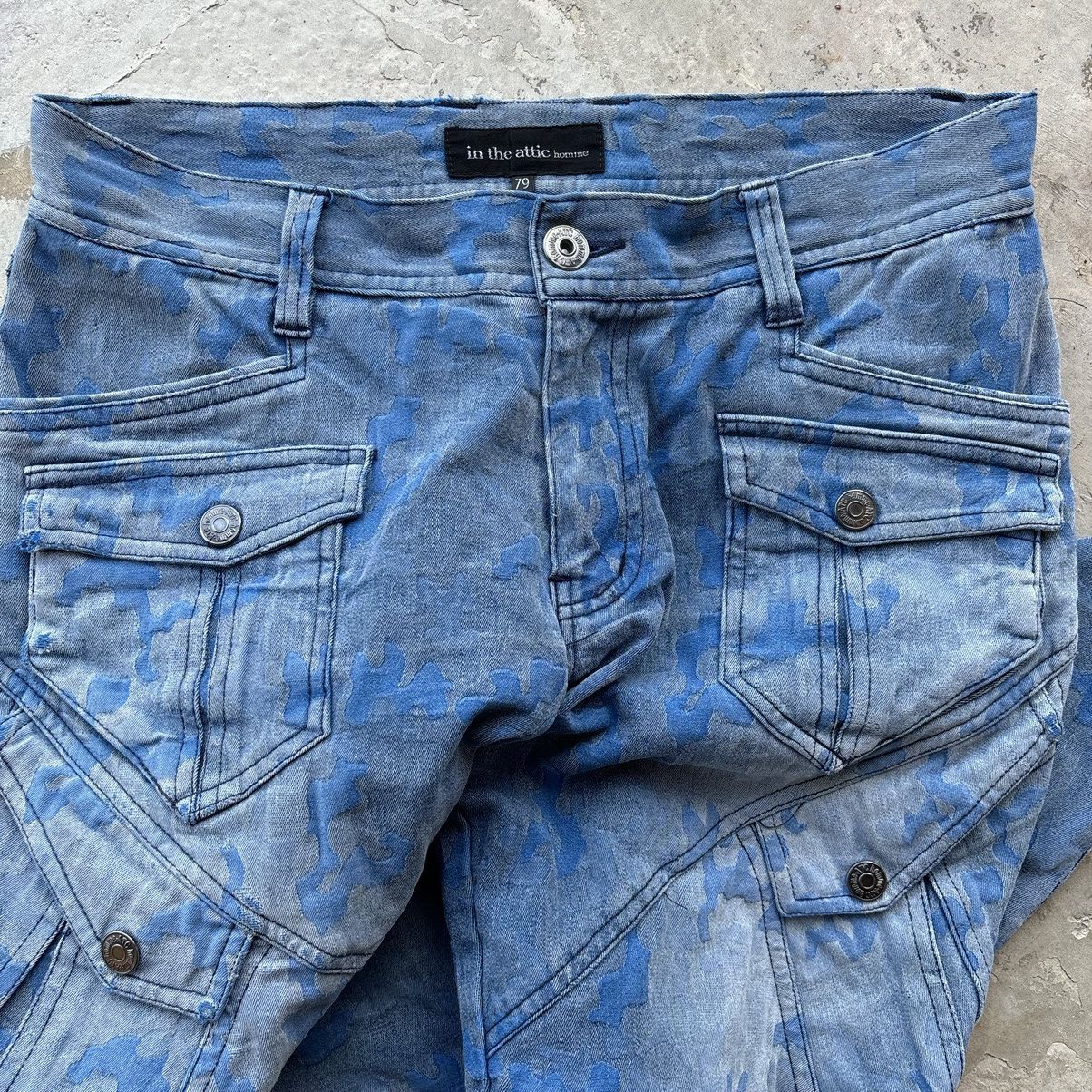 In The Attic Vintage In The Attic Double Waist Karakuri Baggy Jeans Size US 34 / EU 50 - 5 Thumbnail