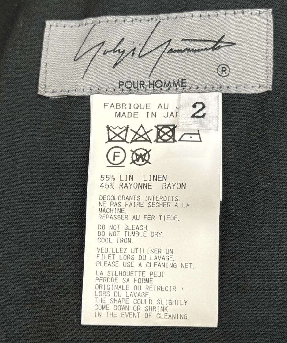 Yohji Yamamoto Yohji Yamamoto Pour Homme - LI/RY FLUTTERING PANTS Size US 30 / EU 46 - 11 Thumbnail