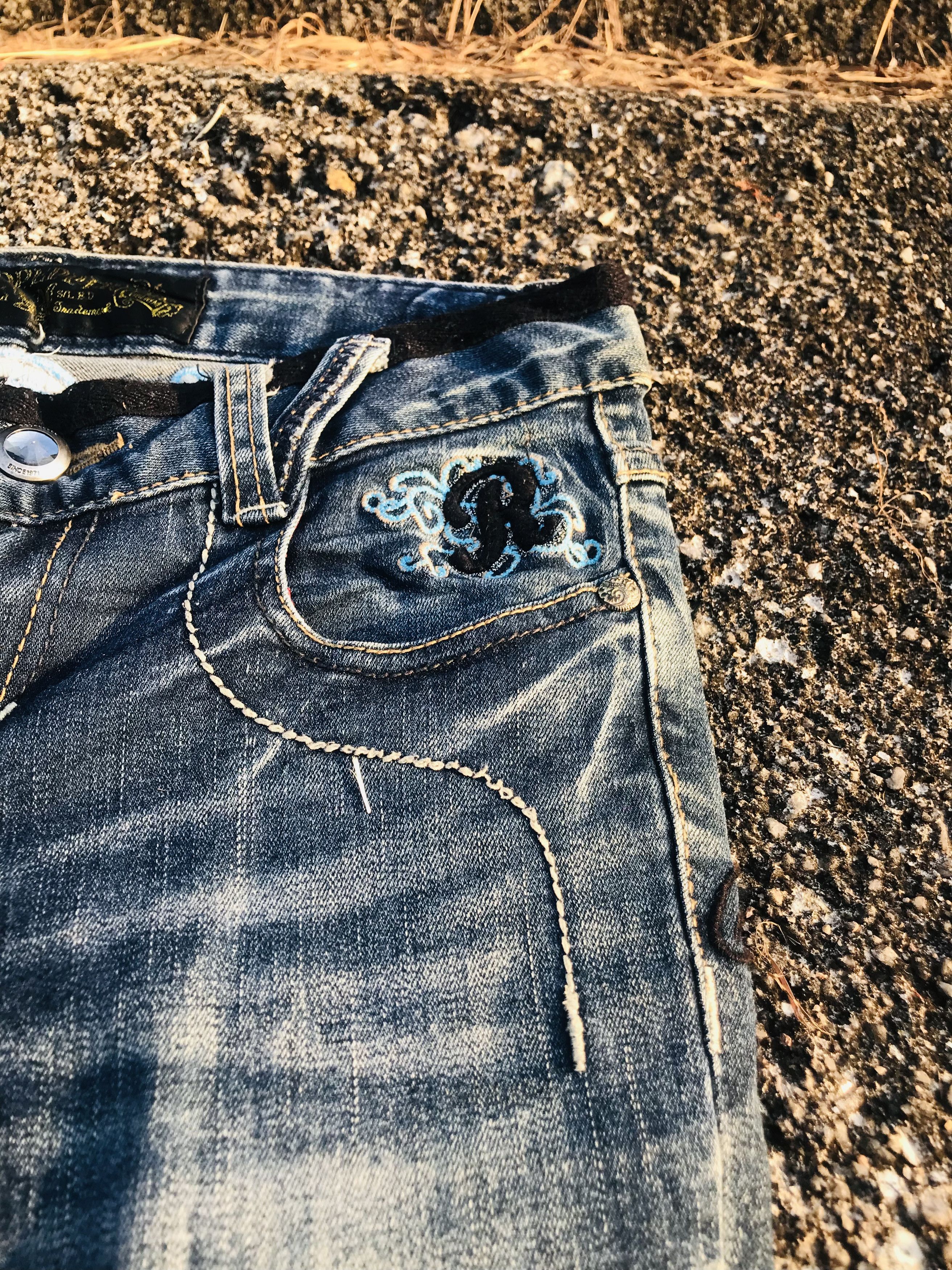 Japanese Brand 🔥Red Pepper butterfly back hit flared jeans Size 28" / US 6 / IT 42 - 8 Thumbnail