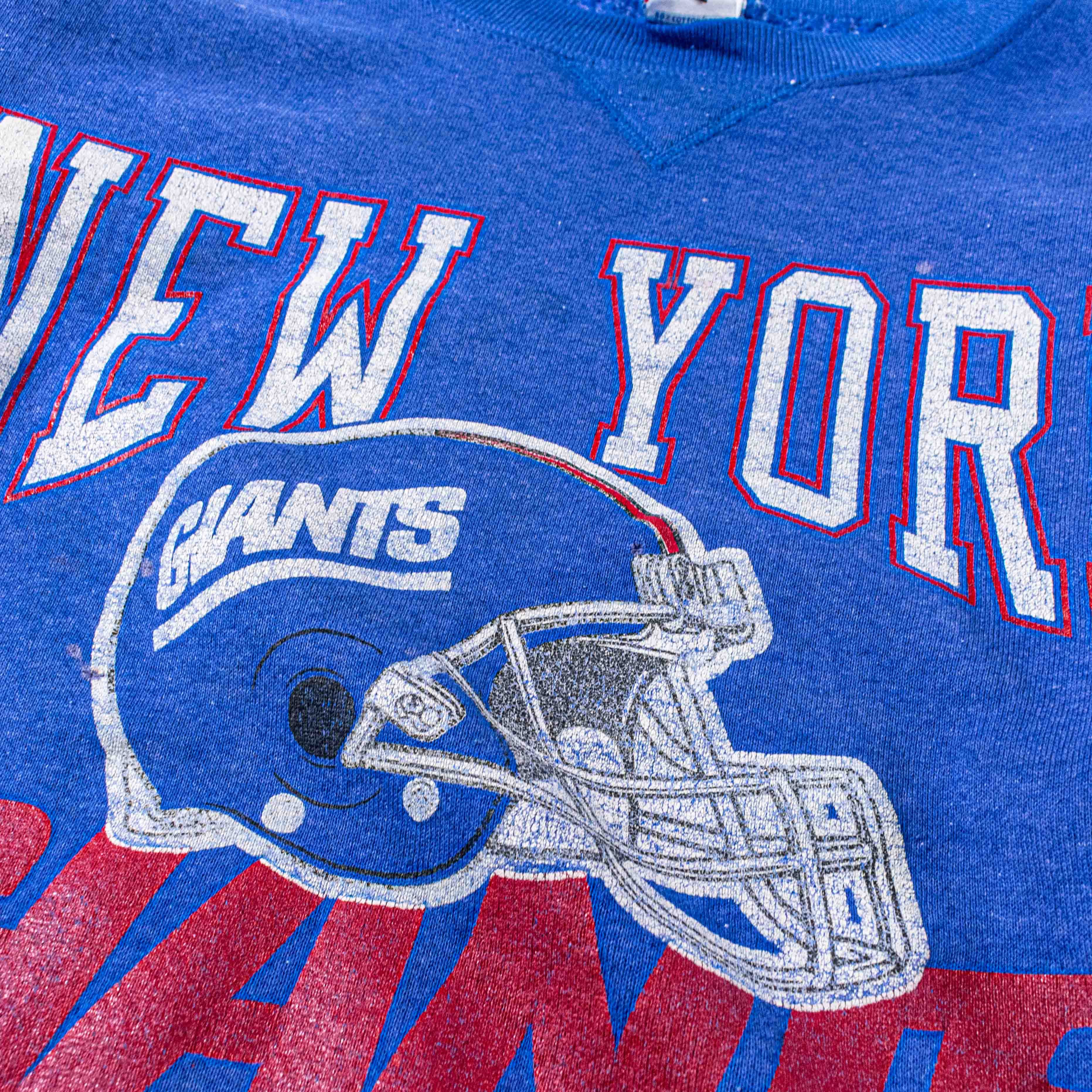 Russell Athletic VTG New York Giants Russell Athletic Sweatshirt Sun Faded Size US L / EU 52-54 / 3 - 9 Thumbnail