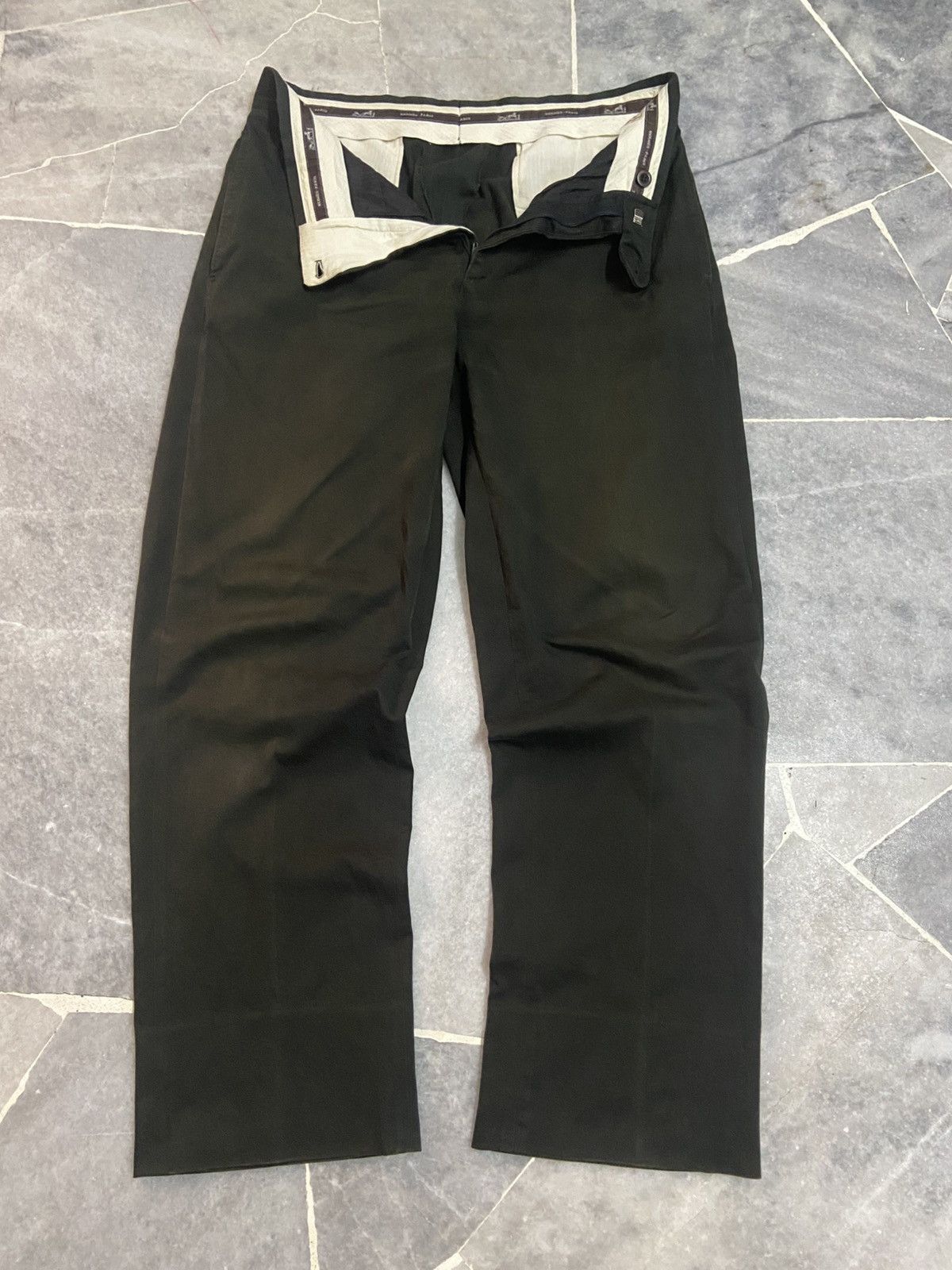 Hermes Hermes Green Cotton Casual Chinos Pants Size US 30 / EU 46 - 2 Thumbnail