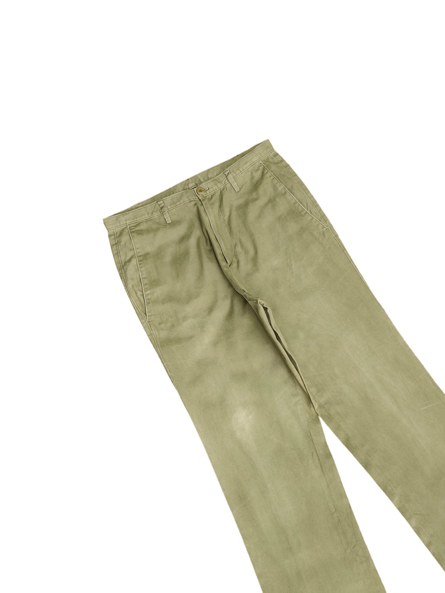 Miu Miu Miu Miu Olive Green Faded Trouser Pants Size US 30 / EU 46 - 5 Thumbnail