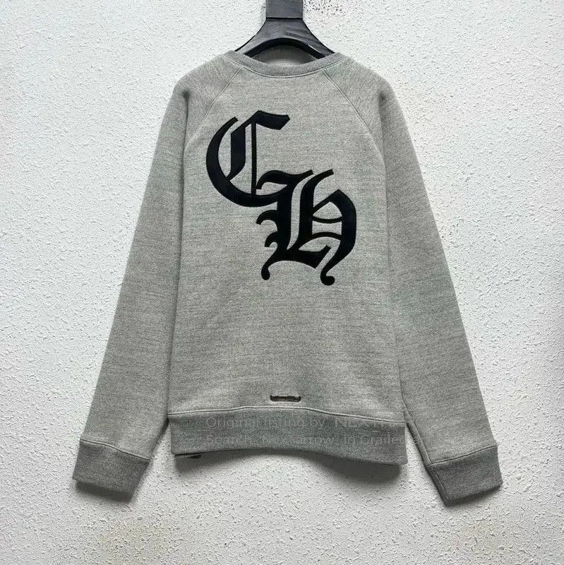 Chrome Hearts Chrome Hearts Gray Embroidered Long Sleeve Sweatshirt . Size US M / EU 48-50 / 2 - 2 Thumbnail
