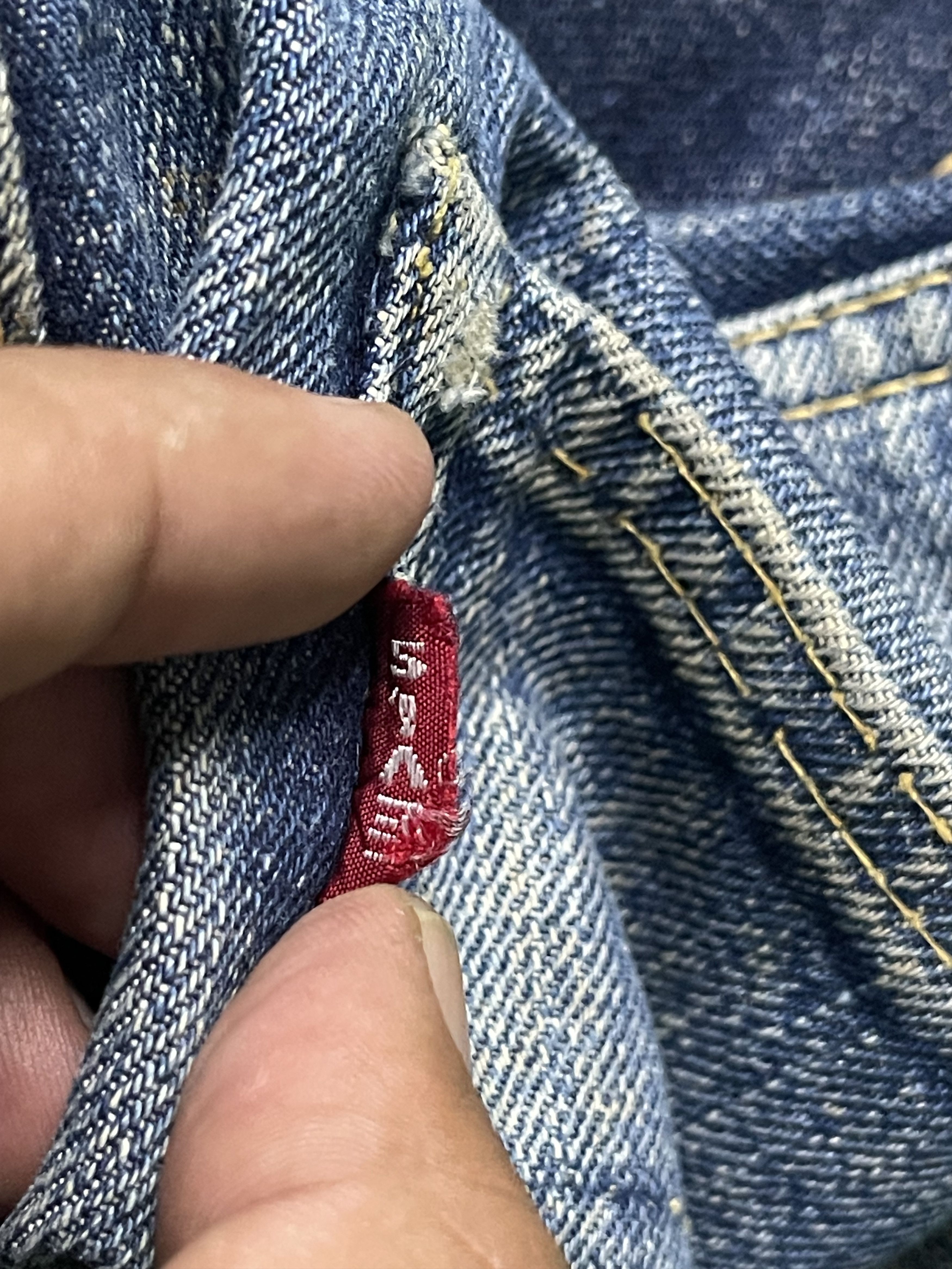 Levi's Vintage Levis 501 Redline Selvedge Denim Jeans Size US 29 - 6 Thumbnail
