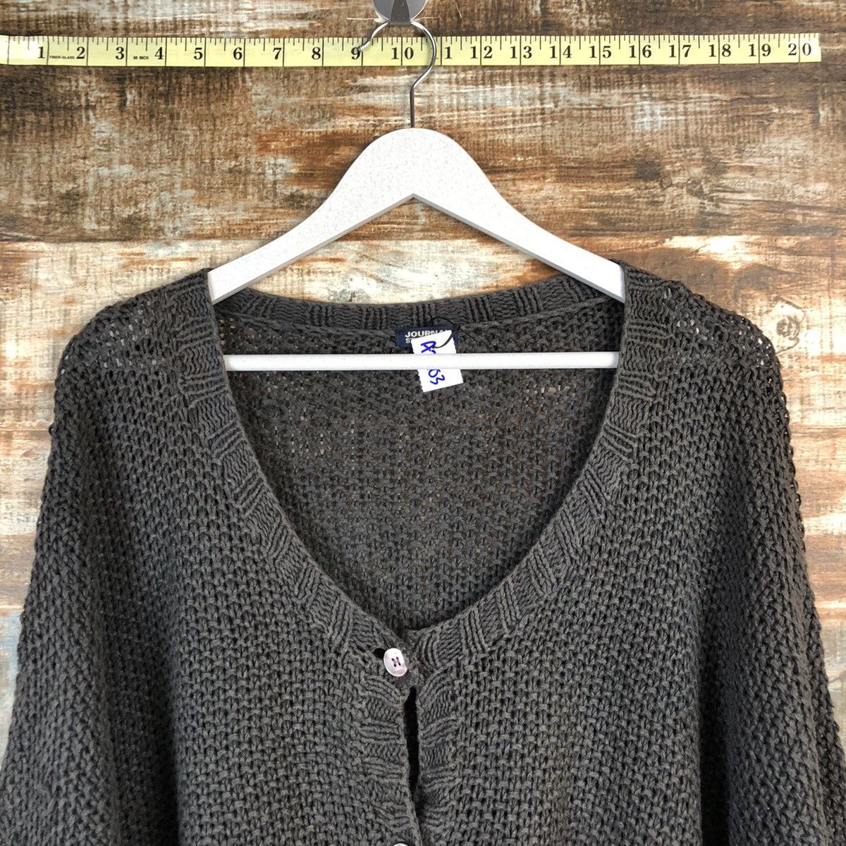 Journal Standard Journal Standard Grey Knitwear #A2403 Size US XL / EU 56 / 4 - 4 Thumbnail