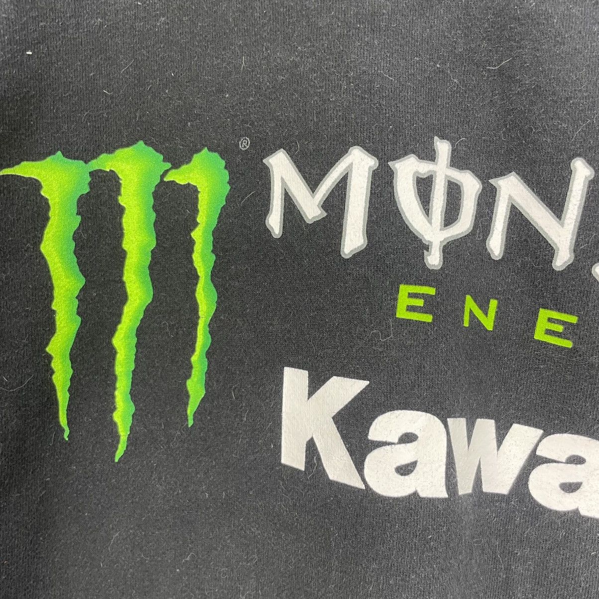 Vintage 💥Kawasaki Monster Energy Pull Over Sweatshirt Size US XL / EU 56 / 4 - 7 Thumbnail