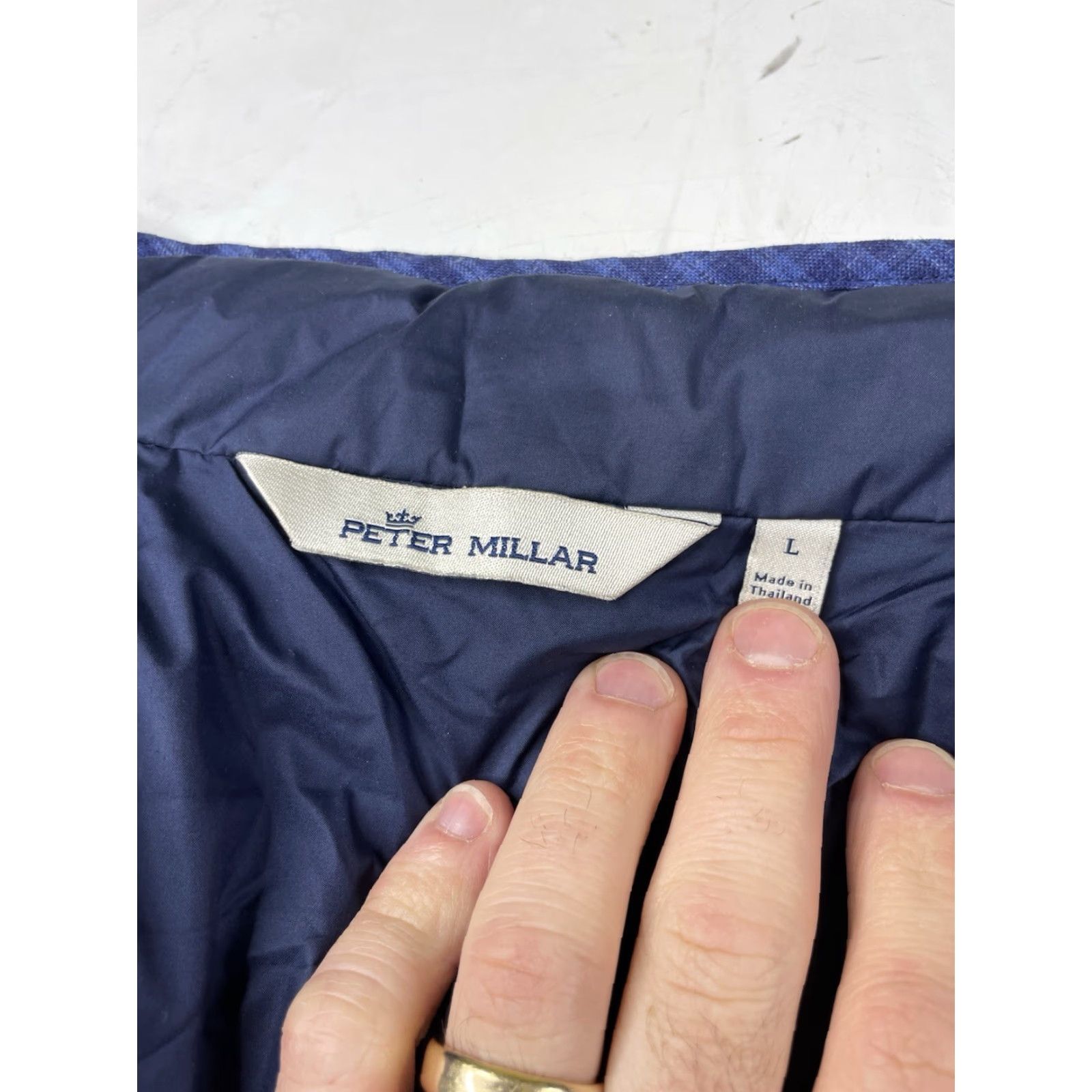 Peter Millar Peter Millar Vest Countryside Wool Silk/Linen Blend Blue Plaid Men’s Large Size US L / EU 52-54 / 3 - 4 Thumbnail