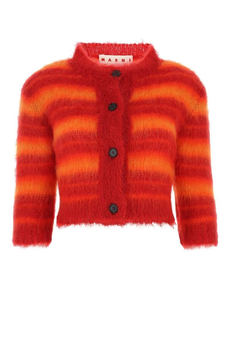 Marni o1y1125 Cardigan in Red/Orange Size XS / US 0-2 / IT 36-38 - 1 Thumbnail