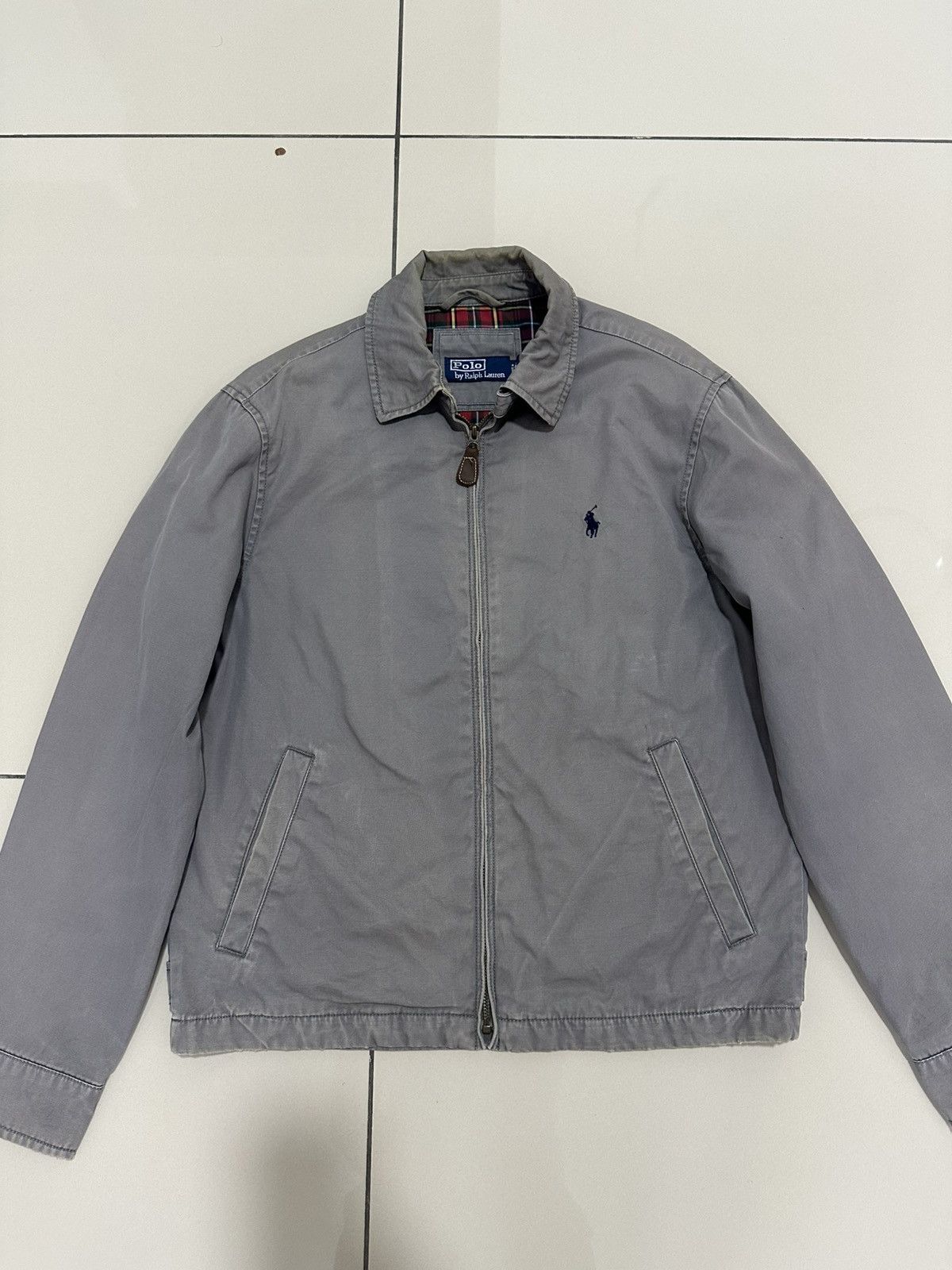Polo Ralph Lauren Vintage 90’s POLO Ralph Lauren Cotton zipper Jacket Design Size US S / EU 44-46 / 1 - 4 Thumbnail