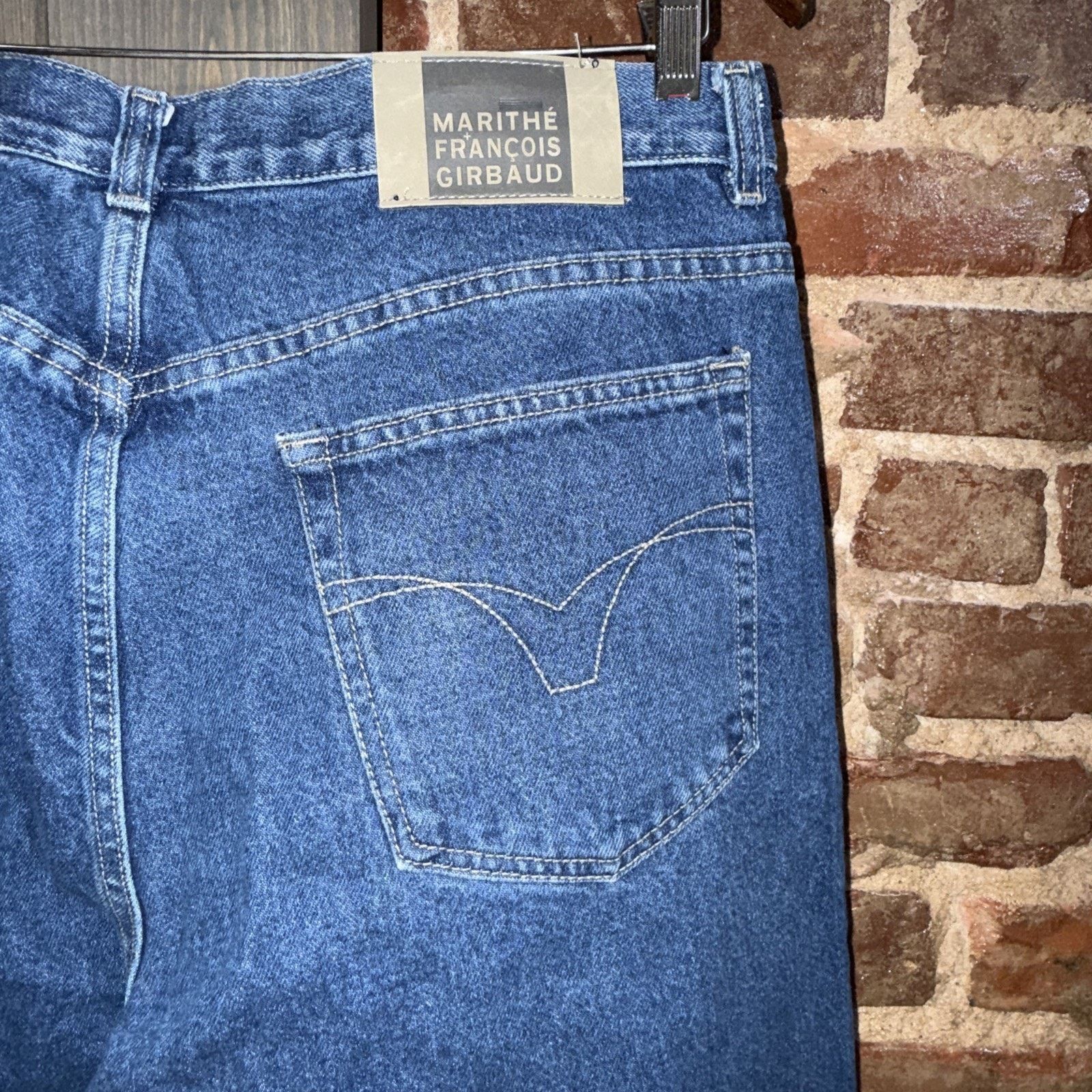 Marithe + Francois Girbaud Marithé François Girbaud Jeans 36x32 Baggy Streetwear EUC Size US 36 / EU 52 - 6 Thumbnail