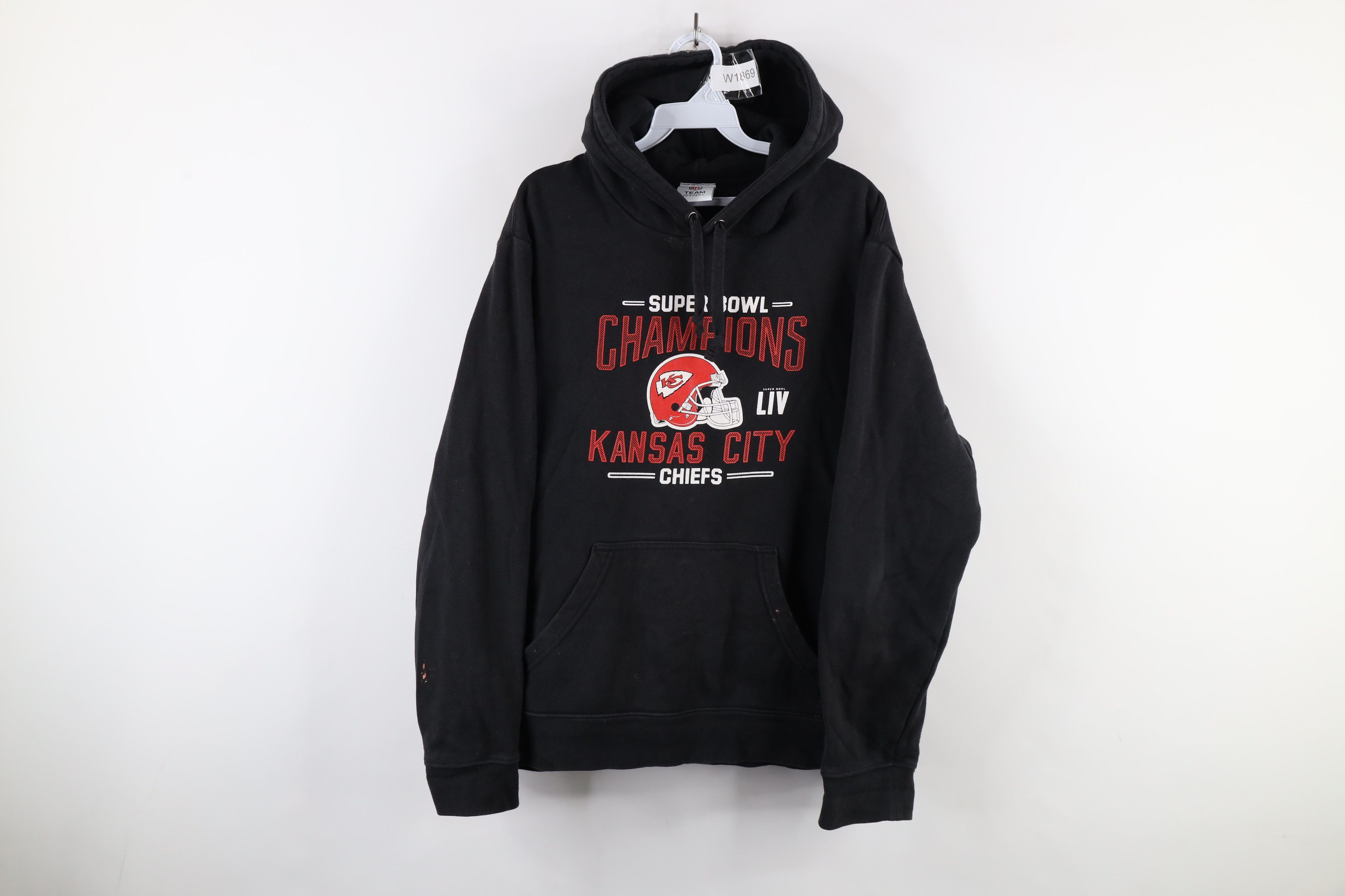 Vintage NFL Super Bowl LIV Champs Kansas City Chiefs Football Hoodie Size US L / EU 52-54 / 3 - 1 Thumbnail