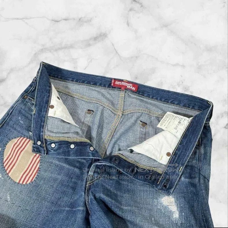 Junya Watanabe Junya Watanabe x Levi's Distressed Denim Pants. Size US 34 / EU 50 - 5 Thumbnail