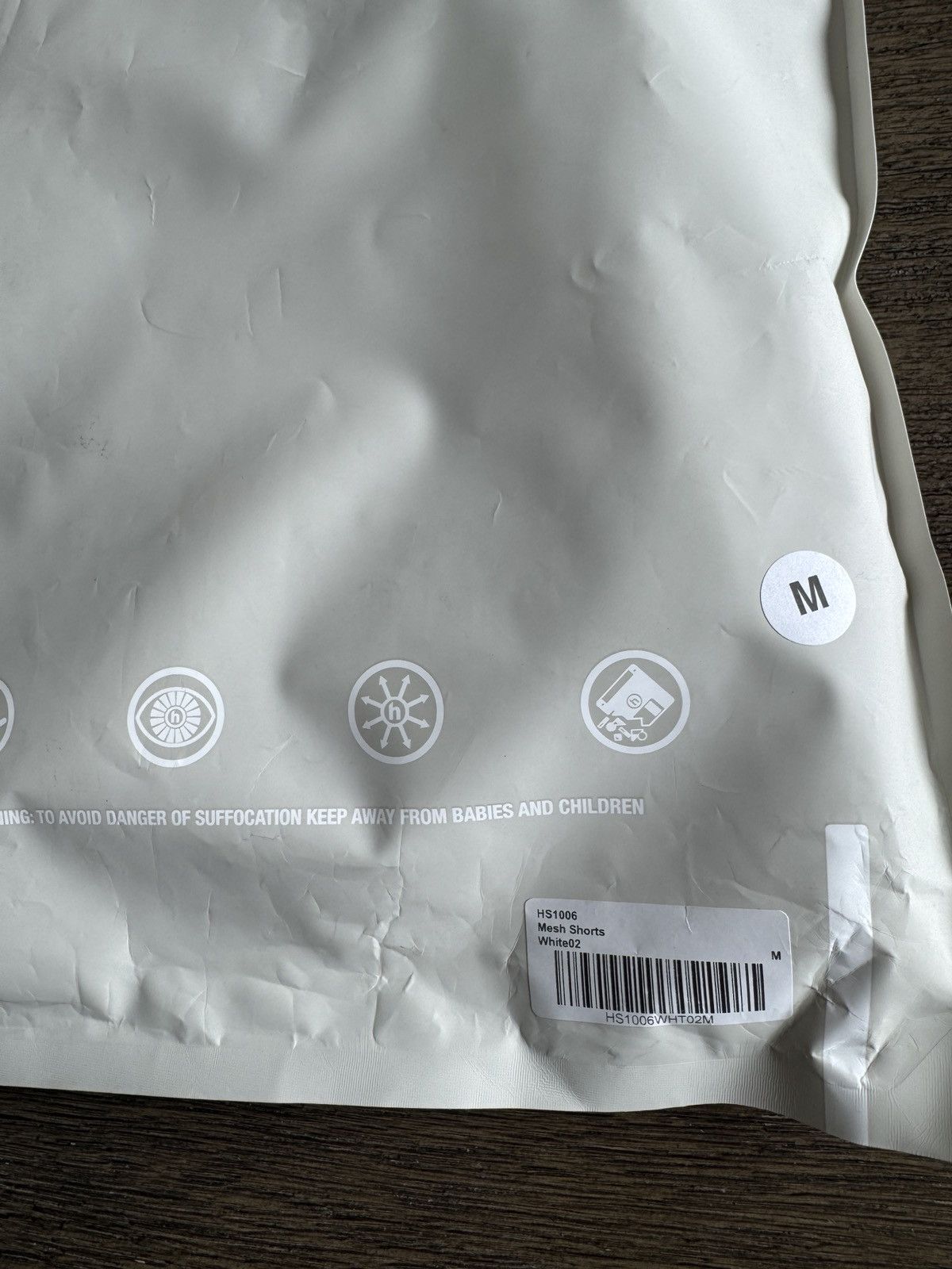 HIDDEN Hidden NY Heavyweight Mesh Shorts (White) Size US 34 / EU 50 - 8 Thumbnail