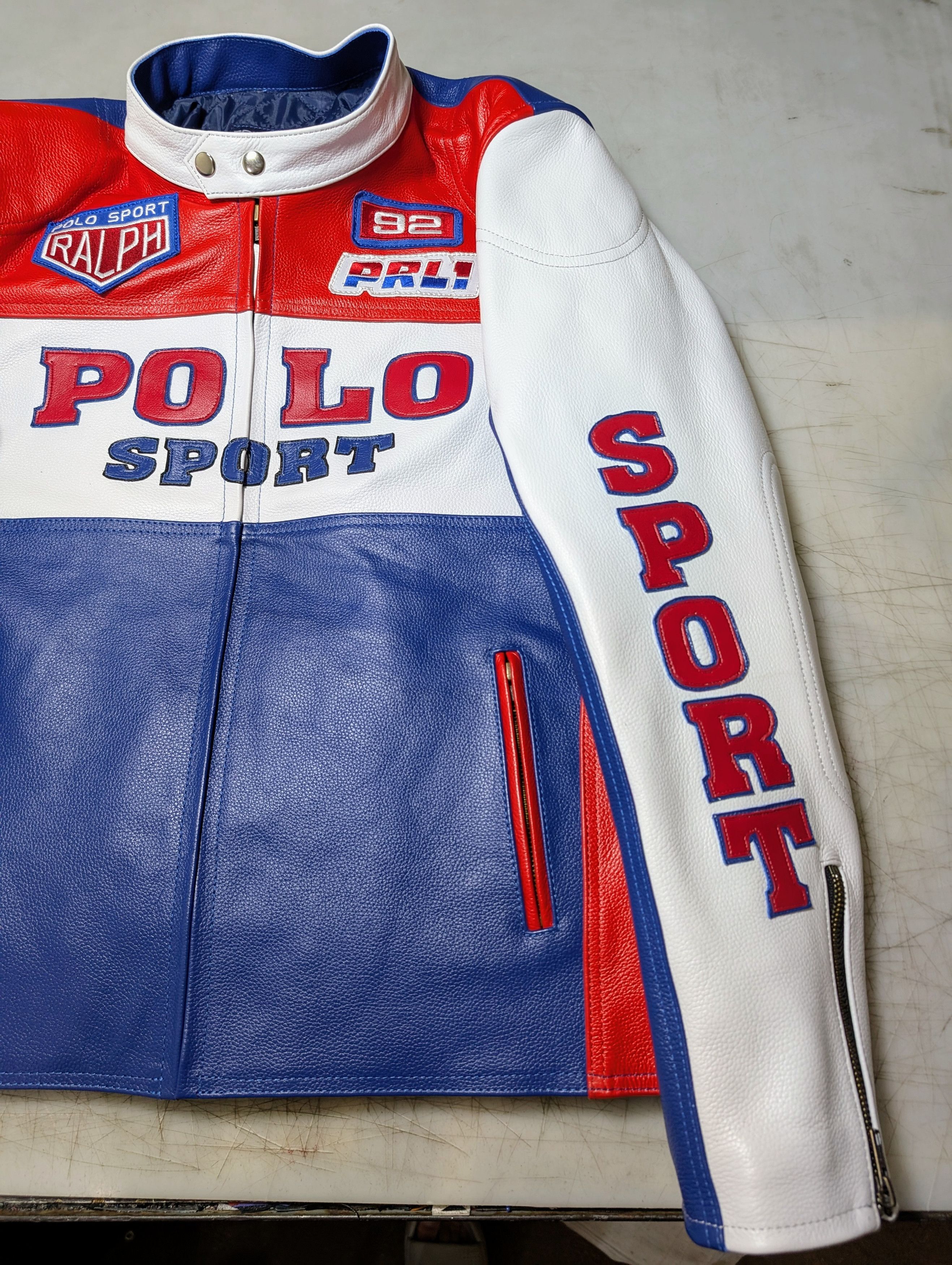 Polo Ralph Lauren Polo Ralph Lauren Rare Racing Leather Jacket Size US M / EU 48-50 / 2 - 5 Thumbnail
